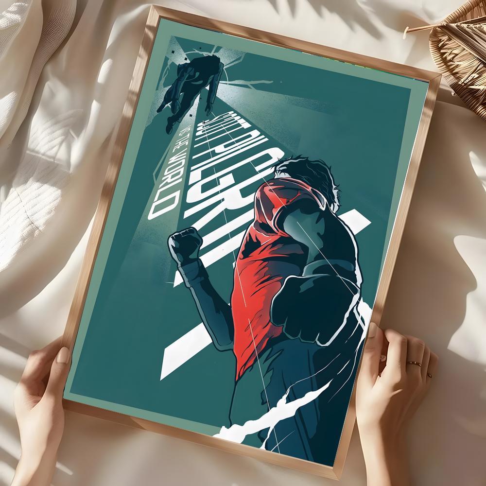 S-Scott P-Pilgrim vs. the World Poster Illustrations Wall art print art suitable for living room bedroom bar parlor home decoration gift  Custom Photo Poster  Personalized Wall Art