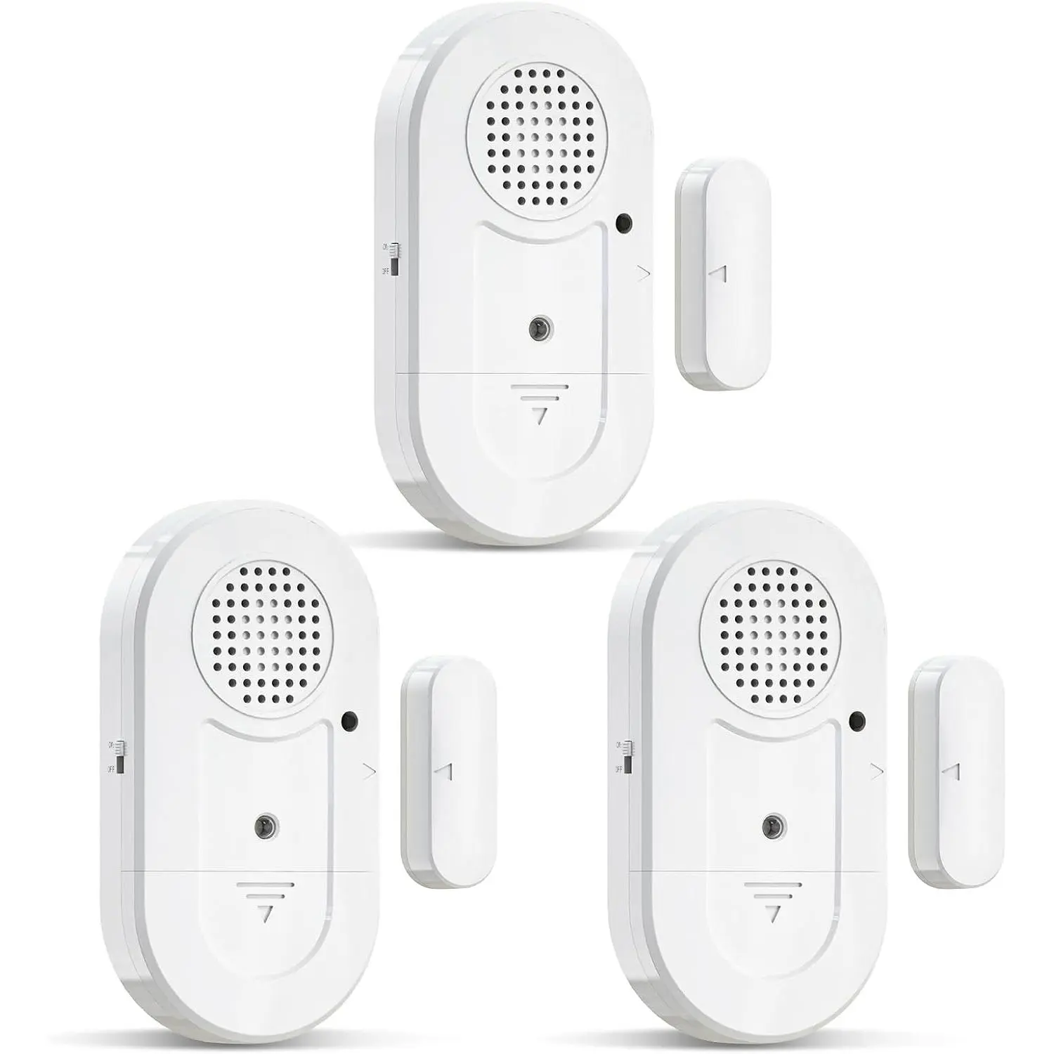 Door Window  Sensors, 3 Pack, 125dB, Volume Control