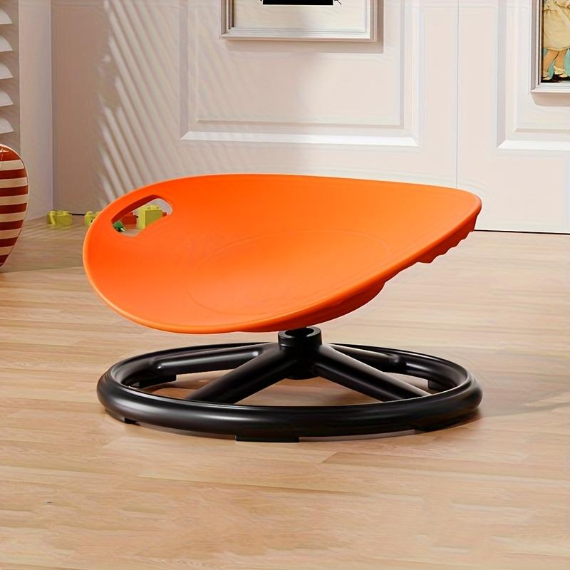 This chair features a swivel design, an oval eggshell shape, a non-slip metal base, and a sturdy plastic frame. It is ideal for training centers, sports stadiums, and home environments.