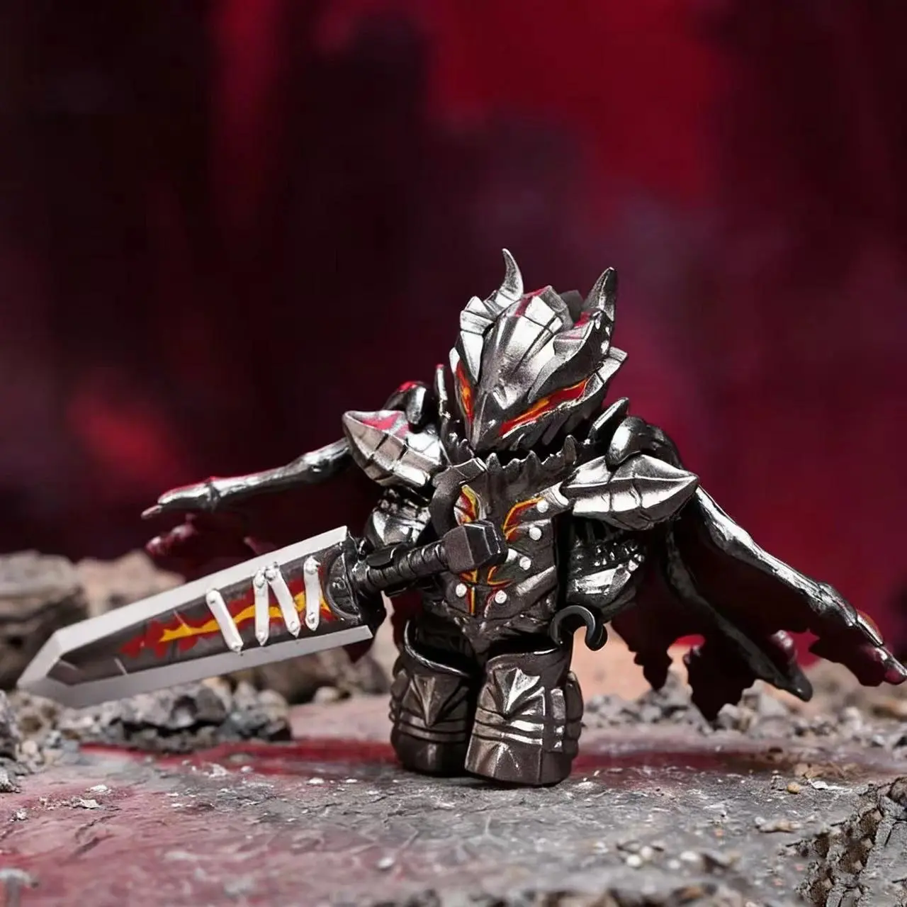 GP103 New Medieval Knights Assemble Compatible Bricks & Parts, Berserk Guts Action Figure Model Building Blocks Toy Gift for Puzzle Enthusiasts