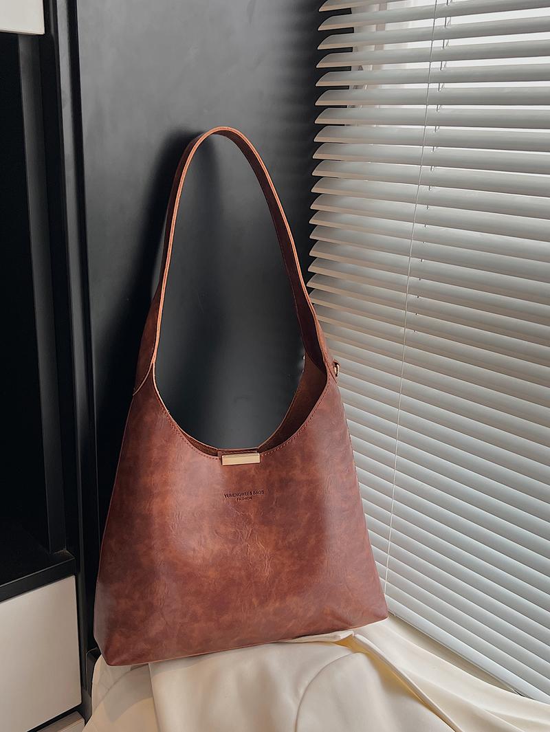 25 fall&winter Women's Satchel Handbag, Elegant Plain Design, Perfect for Daily Use & Special Occasions, Fall/winter Fashion Accessory, Elegant Bags