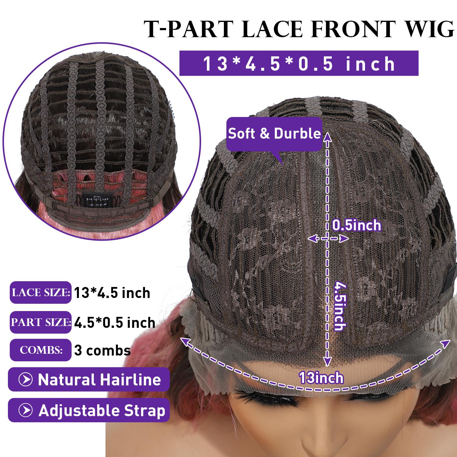 Style Icon 30'' Long Wavy Body Wave Deep Middle Part Lace Front Wigs 150% Density Heat Resistant Synthetic Hair Wigs Cosplay