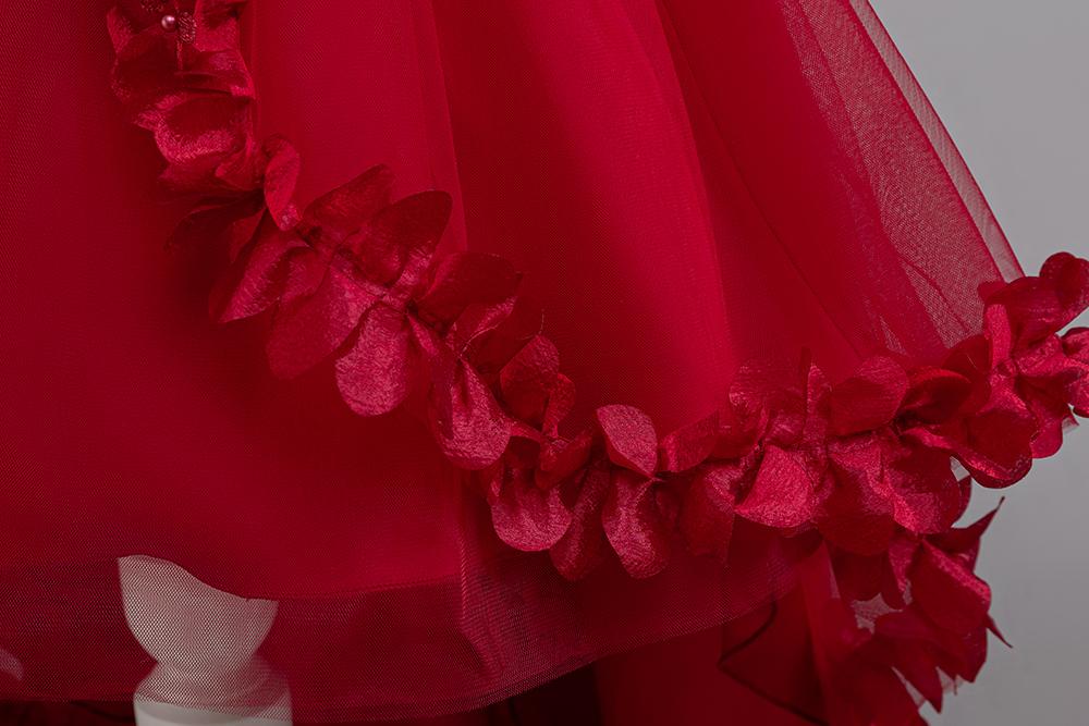 Girls Princess Dress Cloud Collar Tulle Gown with Train Birthday Party Flower Girl Christmas Pageant Puffy A-line Sparkle Luxury Custom Kids  Dress girl dress dress for girls girl  floral  dresses graduation dress kiddress elegant