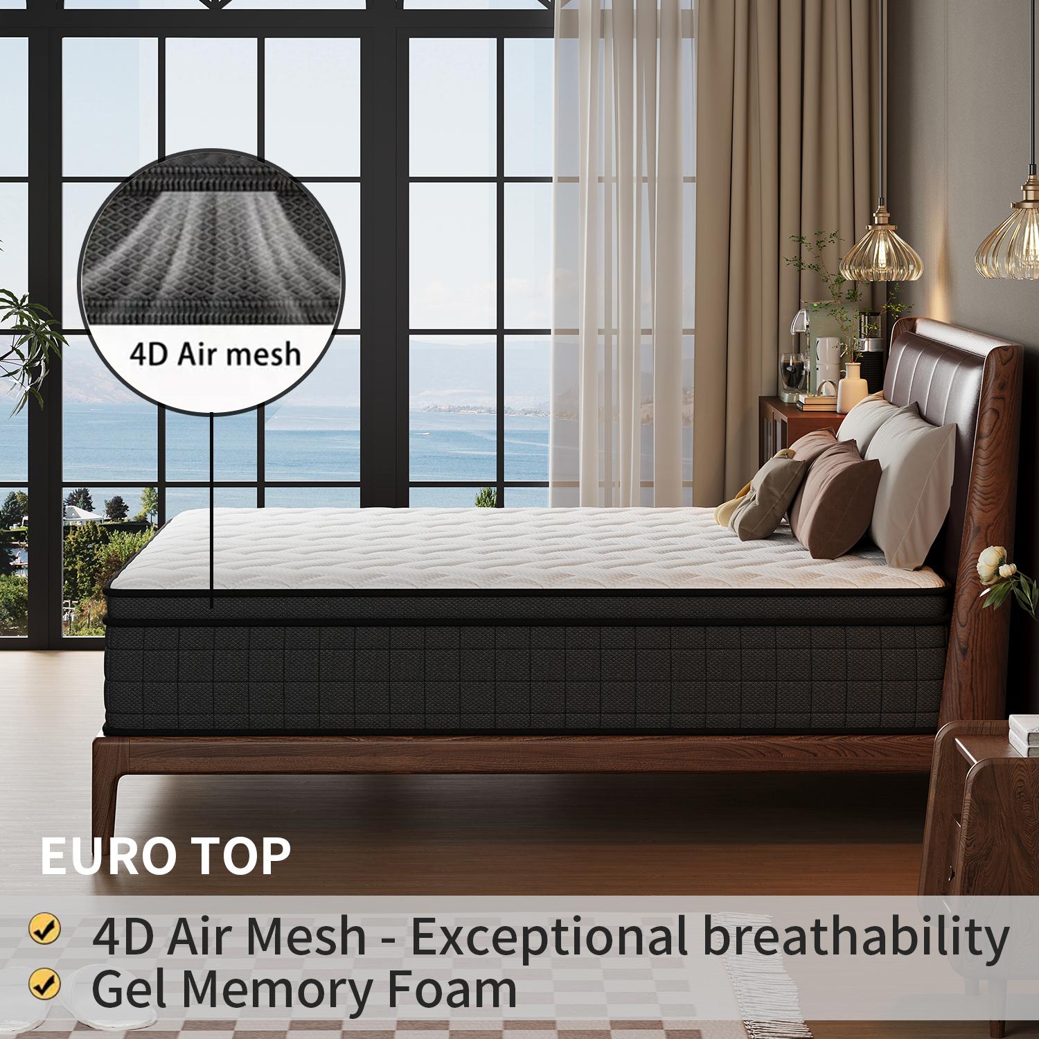 【EVLWZL】8/10/12/14 inch Twin, Full, Queen, King Boxed Memory Foam Mattress Medium Firm Soft & Comfortable sweet night hybrid bed modern Mattress Bedroom Comfy Aesthetic Design queen size mattress