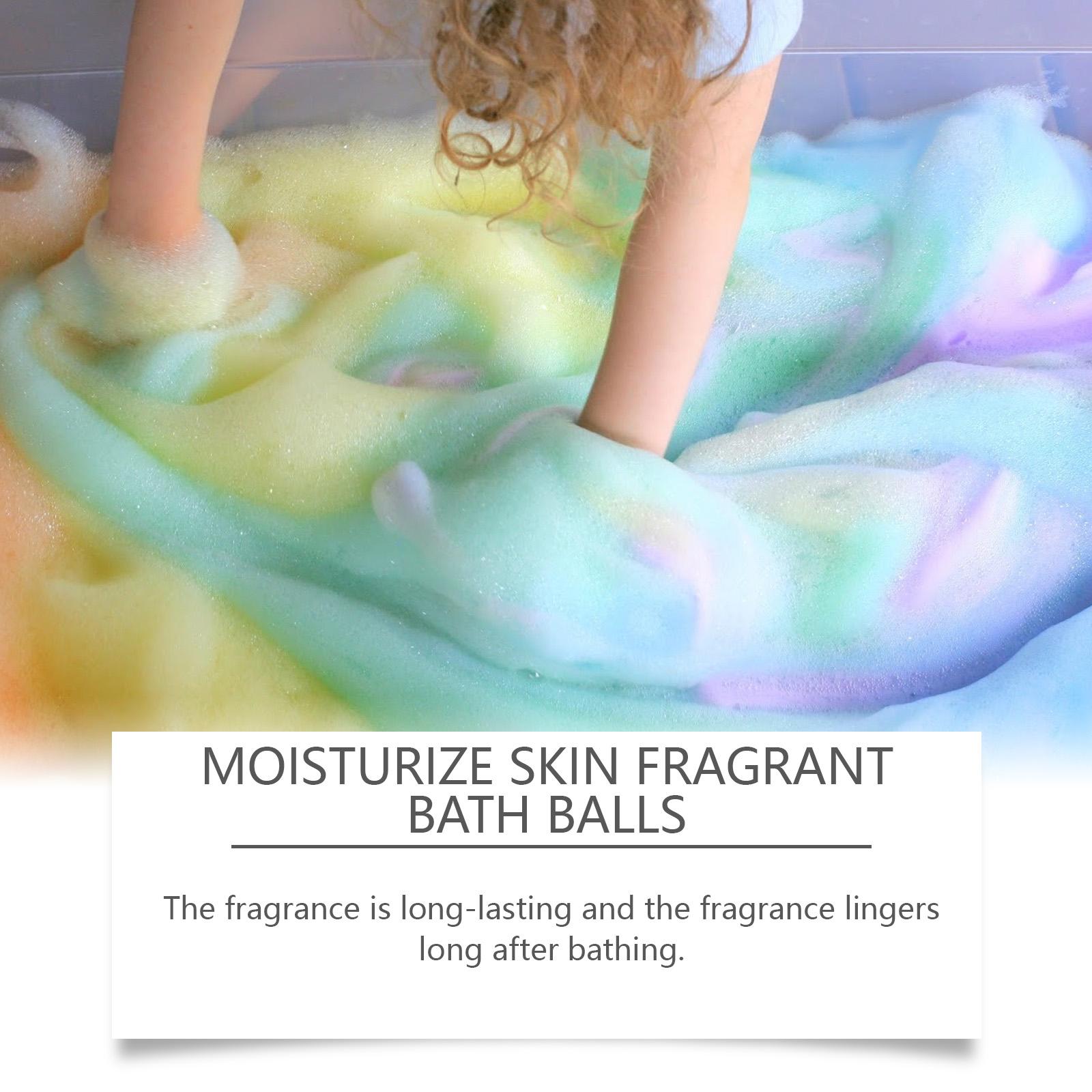 Oceaura Bubble Loofah Moisture Replenishment Plant Flower Fragrance Lasting Fragrance Deep Skin Cleaning Loofah