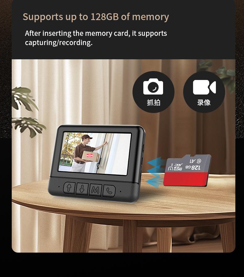 X6 Wireless Doorbell Camera, Rechargeable Smart Visual Doorbell, Modern Home Security Doorbell with Night Vision & Voice Changing,  Safety Intercom for Privacy, Alarm, Sensor,waterproof,Security Camera