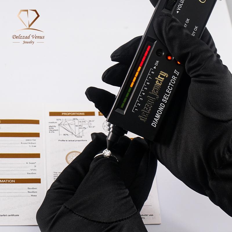 Delzzad 1ct Heart Ring Band Synthetic Moissanite S925 Solitaire Love Women Ring Perfect for Any Occasion & Everyday Wear Birthday Anniversary Valentine's Day Gift for Men Women Wedding