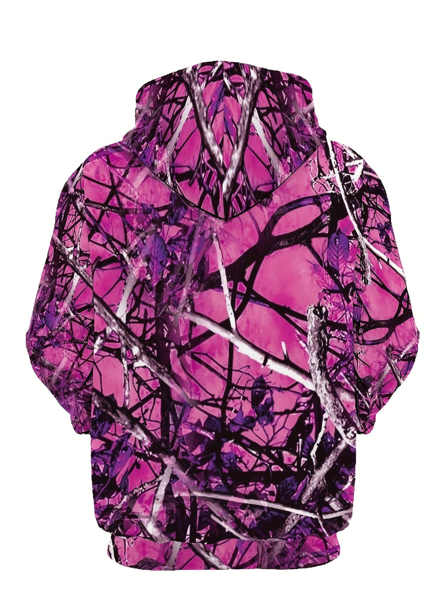 Men's Hooded Sweatshirt with 3D Printed Pattern, Drawstring, Breathable, Spring-Autumn Style