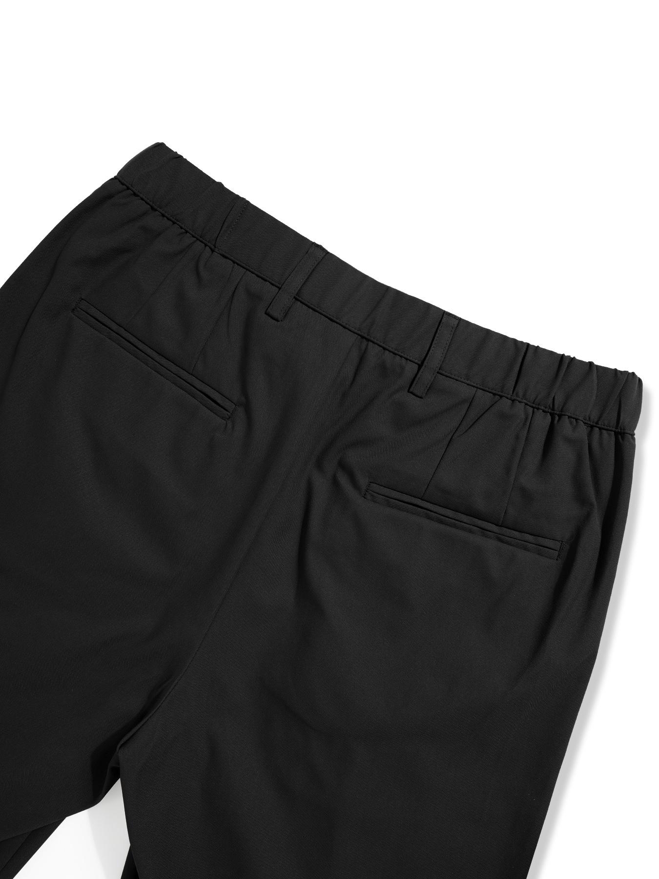 Men's Fashion Loose Fit Dress Pants Casual Solid Color Formal Suit Pants Elegant Wide Leg Elastic Waist Draping Effect Commuting Pants Work Life Clubwear Plain Flat-Front Business Office Pants