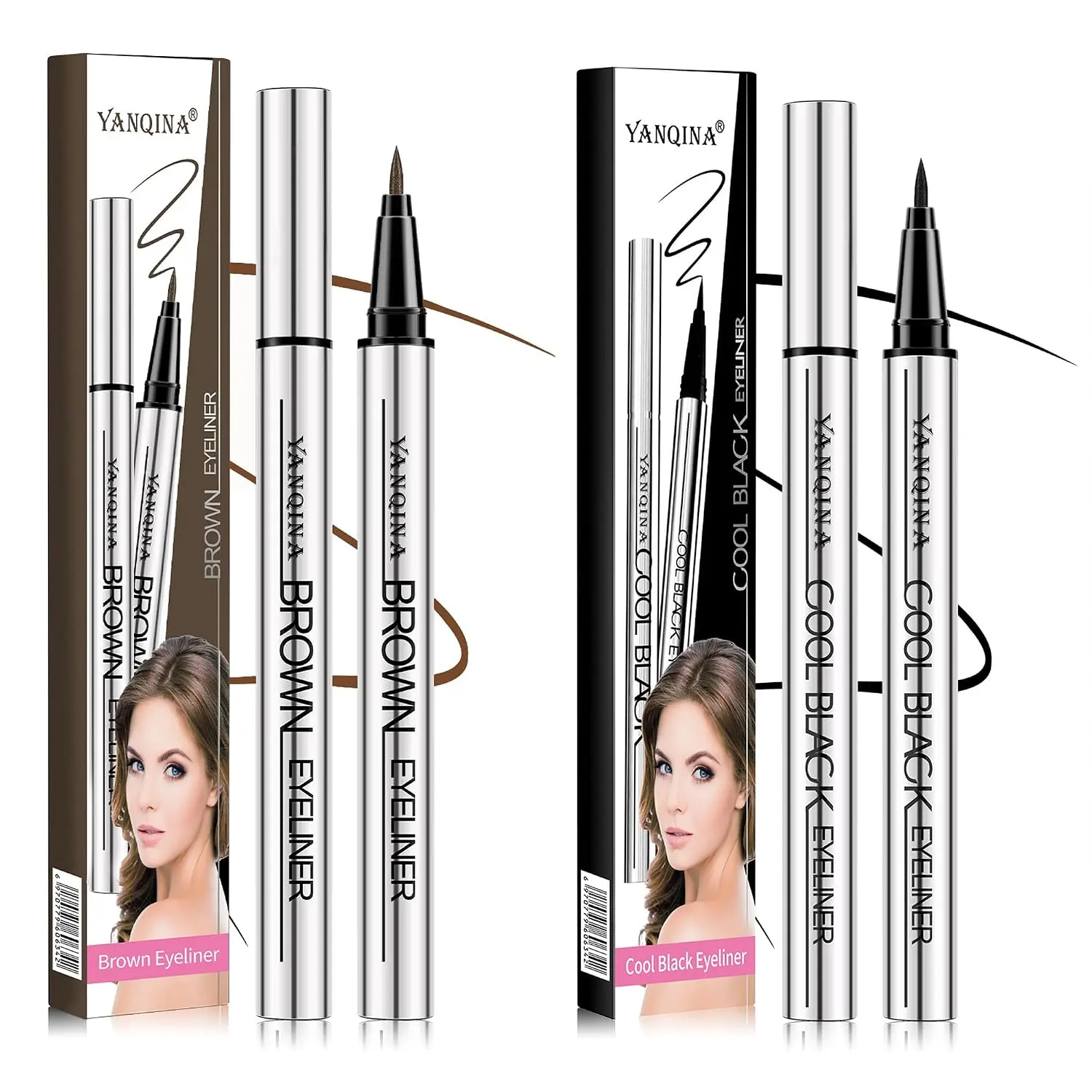 Waterline Waterproof Eyeliner – Long-Lasting 24-Hour Smooth Wear, Ultra-Creamy Silky Texture, Lightweight sohochic