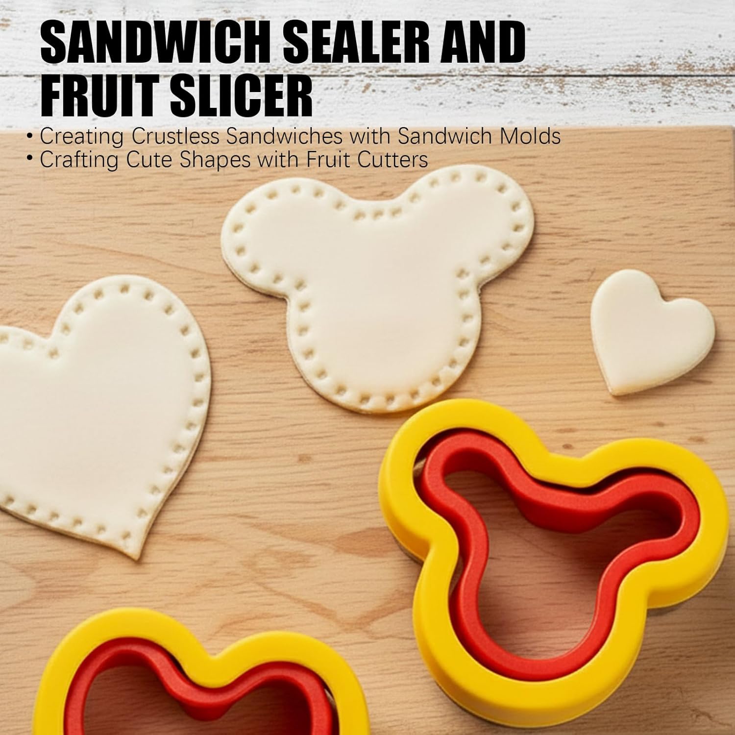 Mouse Cookie Cutters & Biscuit Cutter Set – Durable Stainless Steel, Food Grade, with Safety Covers for Baking and DIY Fun