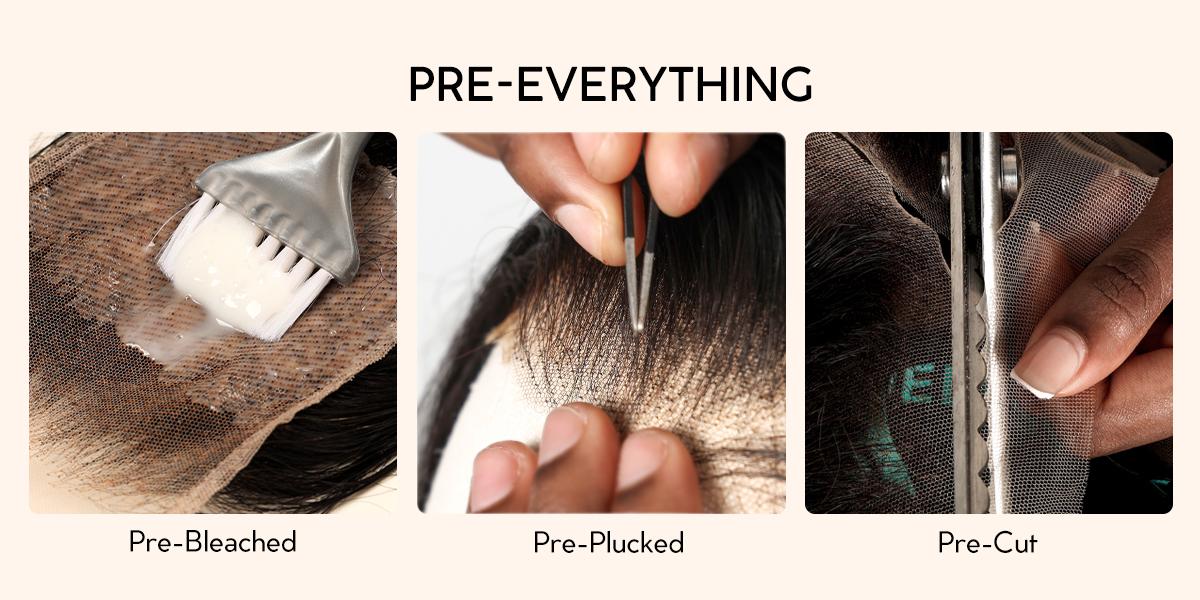 [Limited Offer] Clearance Sale Water Wave Invisi Strap Snug Fit Ashimary Hair 360 Transparent Lace Frontal 150% Density Bleached Knots Transparent Lace Wig With Drawstring 100% Human Hair Wig SpringStatements