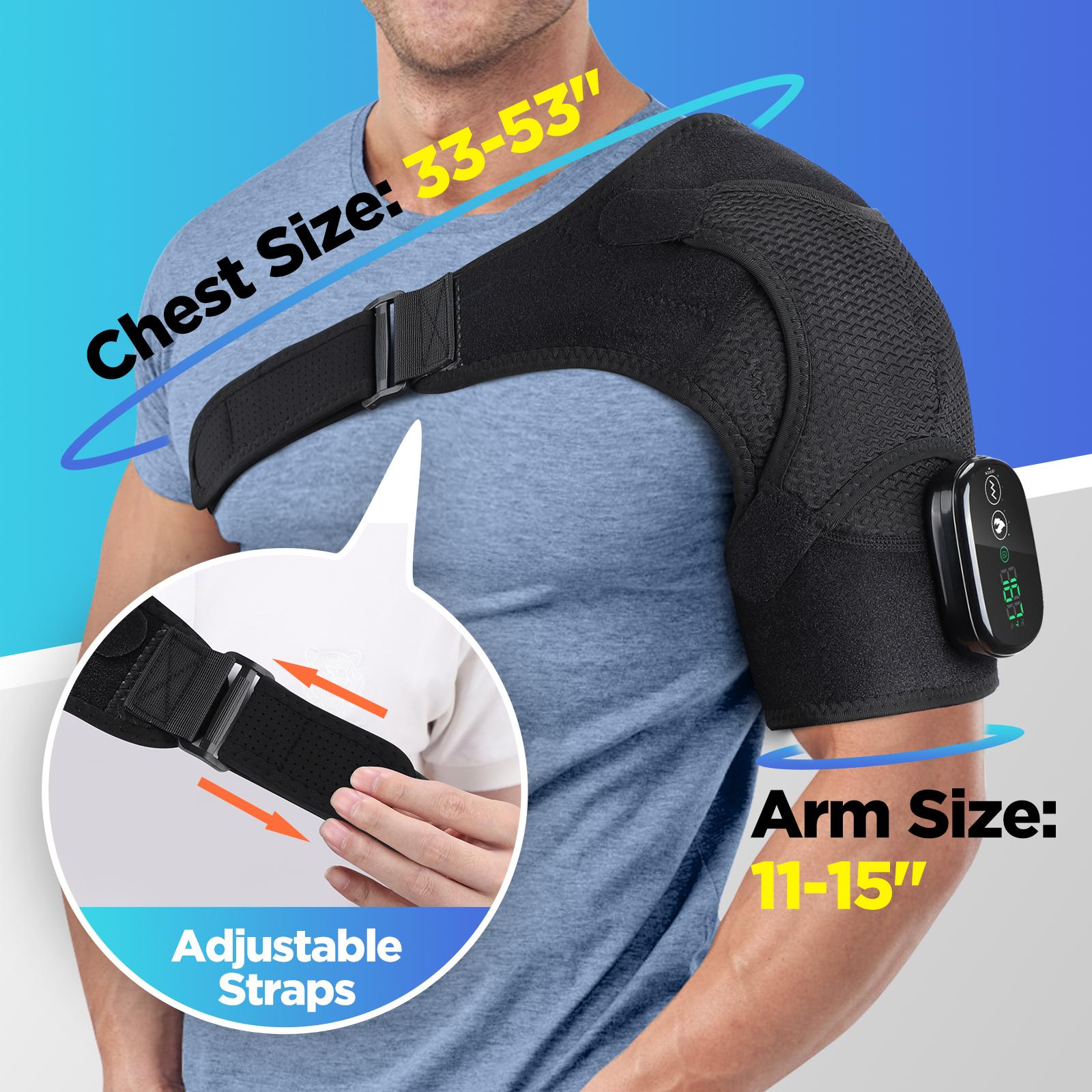 Heating Vibration Massage Shoulder Pad 3-speed Heating 3 Vibration Massage Portable Shoulder Massage Equipment USB Rechargeable Gift for Parent Heating Vibration Massage Shoulder Pad 3-speed Heating 3 Vibration Massage Portable Shoulder Massage Equipment USB Rechargeable Gift for Parent
