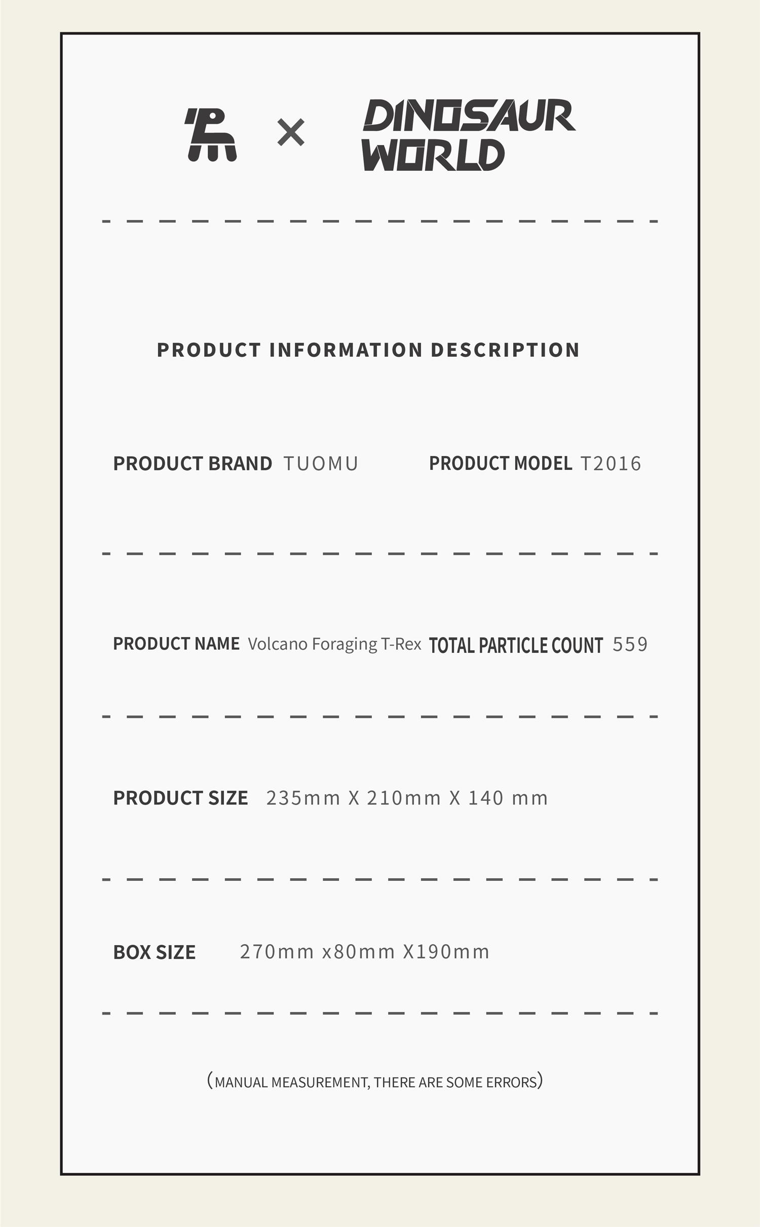 Cute T-Rex Building Block Set DIY Mini Dinosaur Model Desktop Decoration, Fun Creative Gift for Boys Girls Adults, Stress Relief Collectible