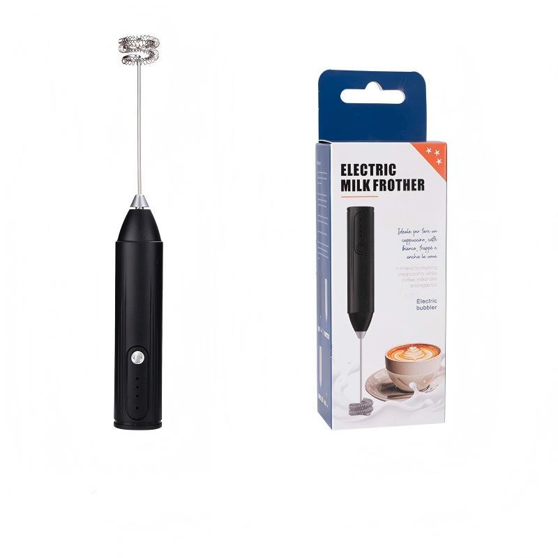 Electric Milk Frother, Handheld Electric Foam Maker, Stainless Steel Whisk Blender, Rechargeable for Coffee, Matcha, Latte, Cappuccino