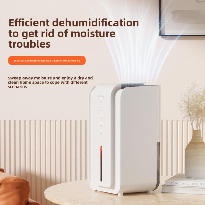 Touch Screen Silent Home Dehumidifier Negative Ion Air Purify Dryer for Bedroom Basement