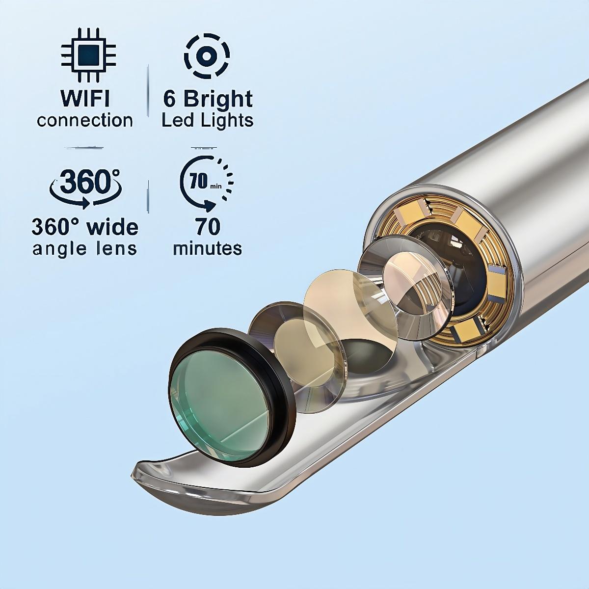 Electric Ear Wax Removal Tool with Camera & Light, Ear Wax Cleaner Kit with Digital Display, Ear Cleaning Kit, Ear Wax Removal Tool, Visual Earwax Cleaner