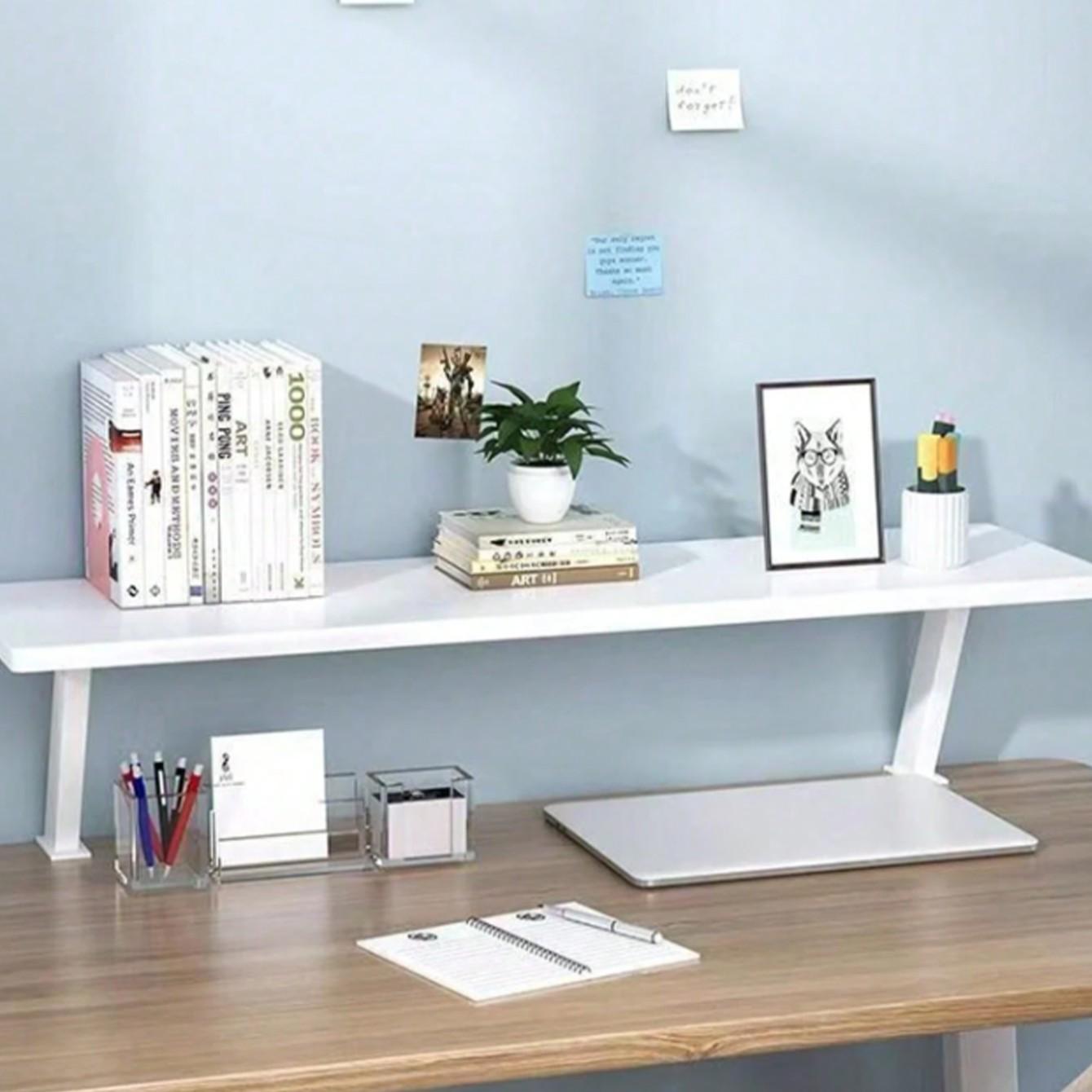 Desktop Storage Rack for Study and Work, Height Adjustable Bookshelf Organizer, Home Office Solution for Students and Writers