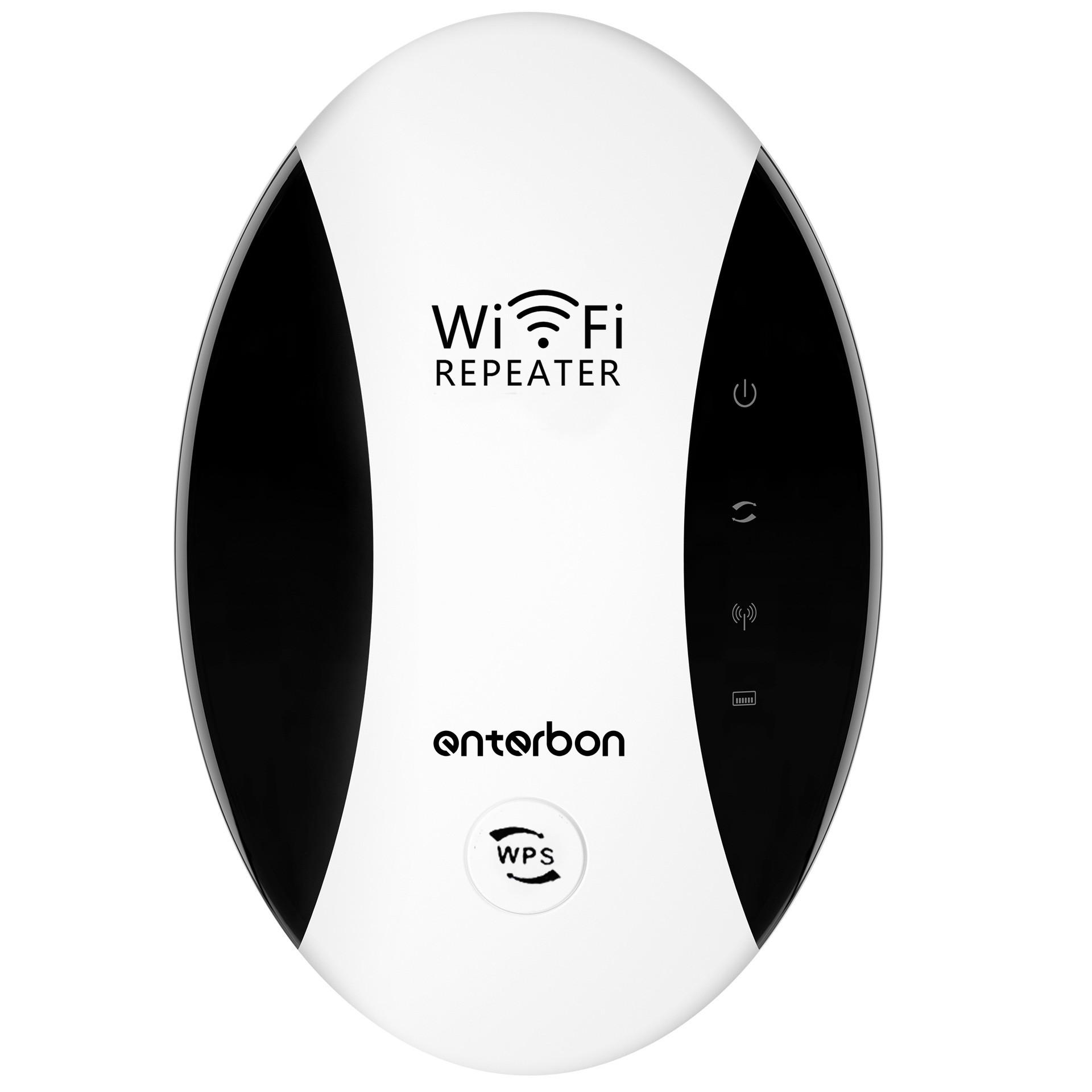 WiFi Extender Signal Booster, Covers 2640sq.ft, Supports 25 Devices, Long Range Amplifier, Ethernet Port, 1-Tap Setup, Access Point