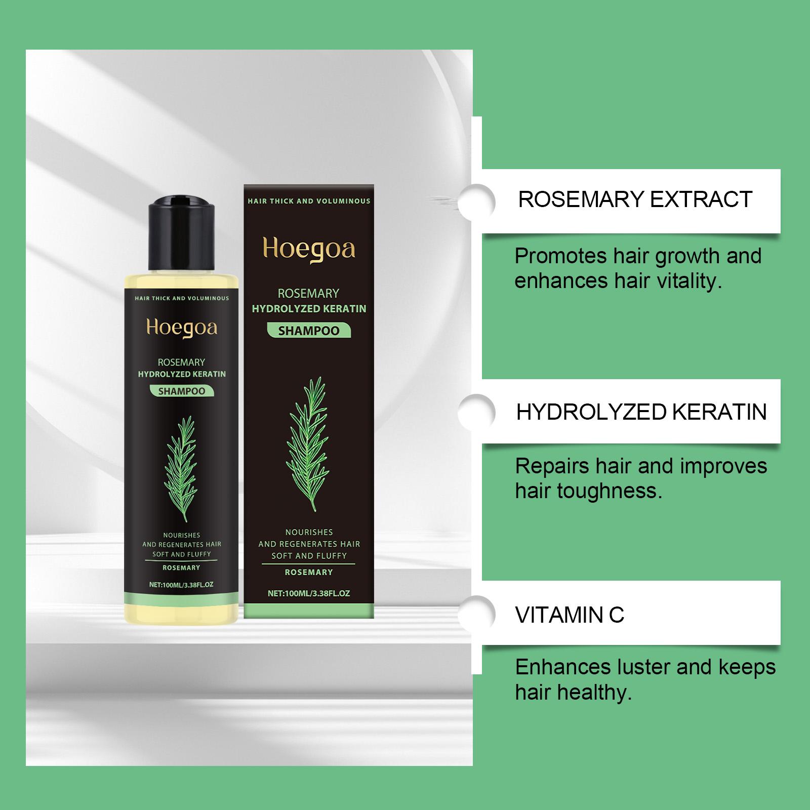 Rosemary Shampoo, Hair Growth Shampoo, Anti Dandruff & Oil Control, Scalp Care Cleanser, Nourishing Conditioner for Women & Men, Volumizing Hair Care