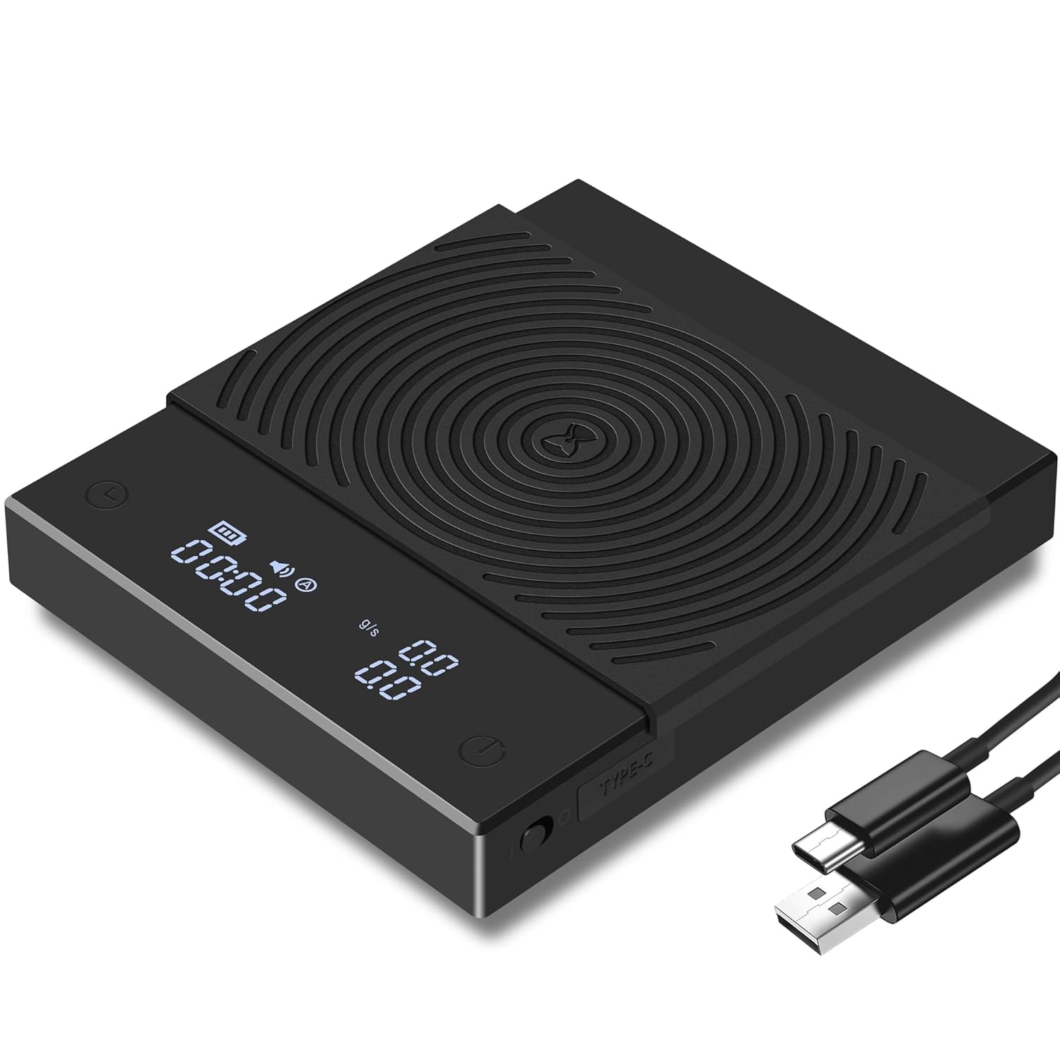 Tai Mo Mirror Basic+2 Plus Digital Coffee Food Kitchen Scale, Timer Function, Lightweight Mini Electronic Scale