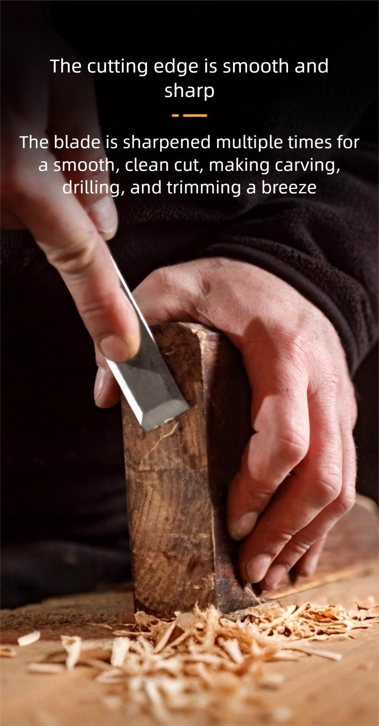 24mm Woodcarving Flat Chisel for Precision Sculpting, Durable Woodworking Tools for Artistic Carvings, Perfect for Detail Work, Hand Tools