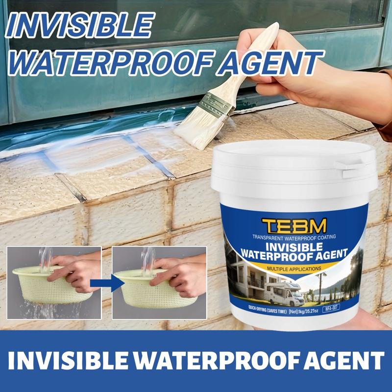 Transparent Invisible Sealing Waterproof Glue, Long Lasting Adhesive, Multi-Functional RV Roof Leak Proof Coating, Effective Waterproof Sealant for Home and RV Leaks Repair