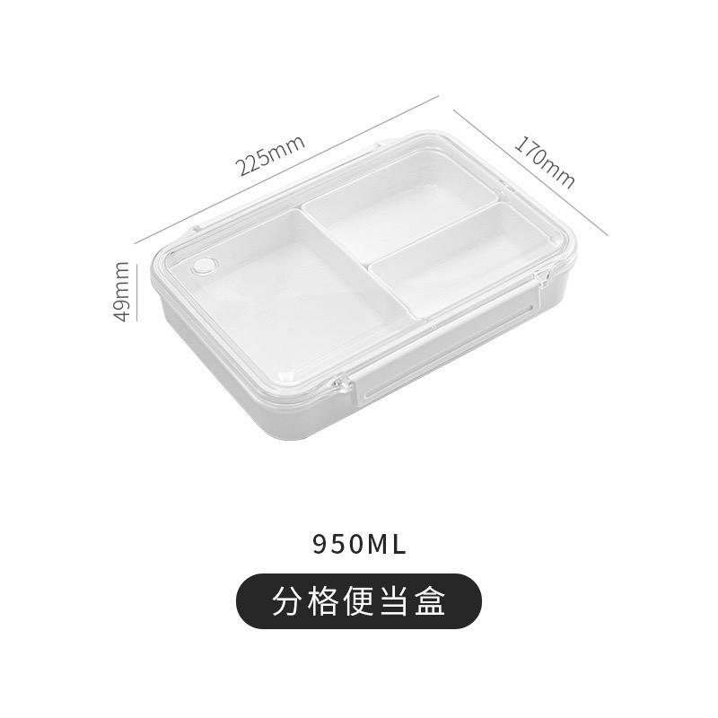 Microwave Safe Lunch Box with Containers for Kids 3 Compartments Portable Bento Box Leakproof Lunch Container for School Office Snack Storage Food Storage Container Storage Lunch Boxes
