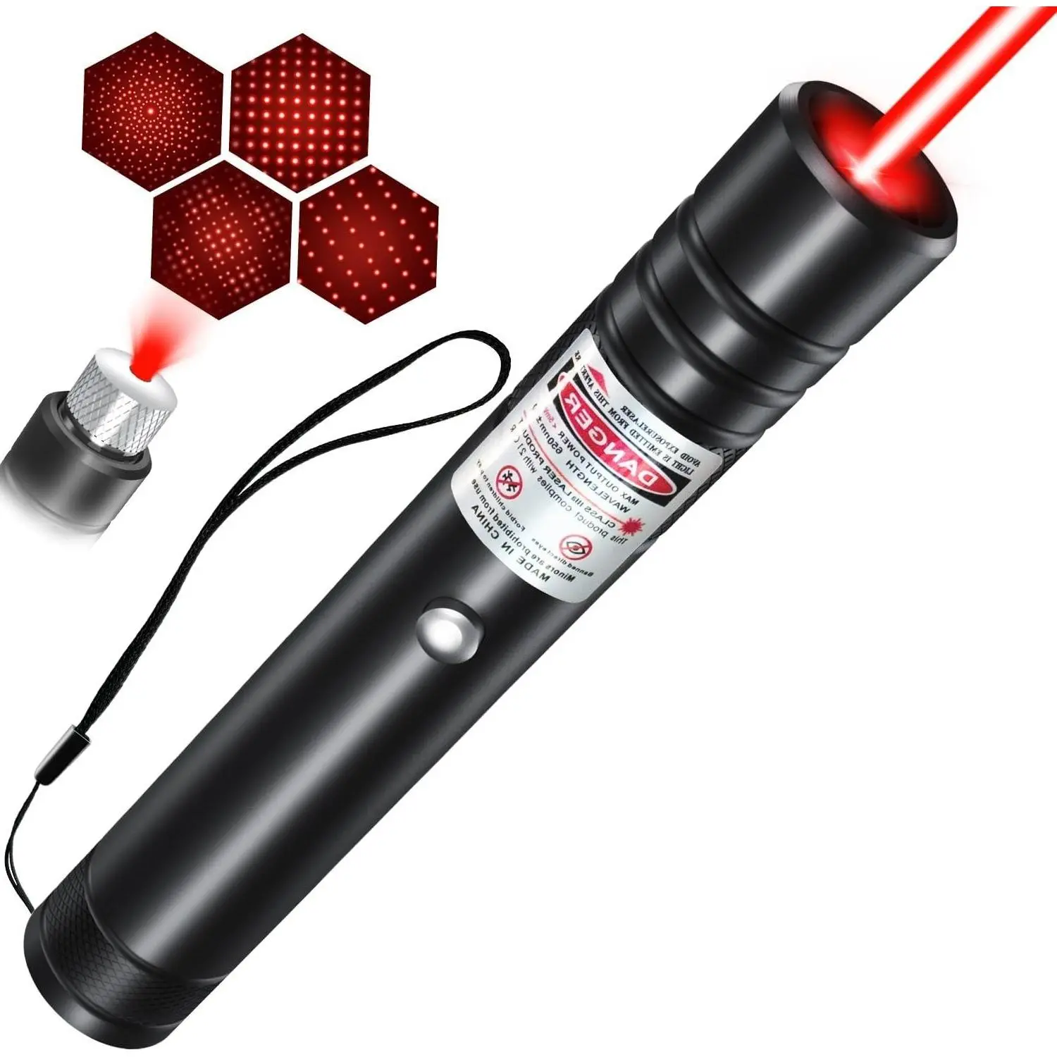 Rechargeable High Power Red Laser Pointer Long Range Red Beam Light for TV LED LCD Screens Tactical Flashlights Presentations Office Outdoor Astronomy ConstructionGift