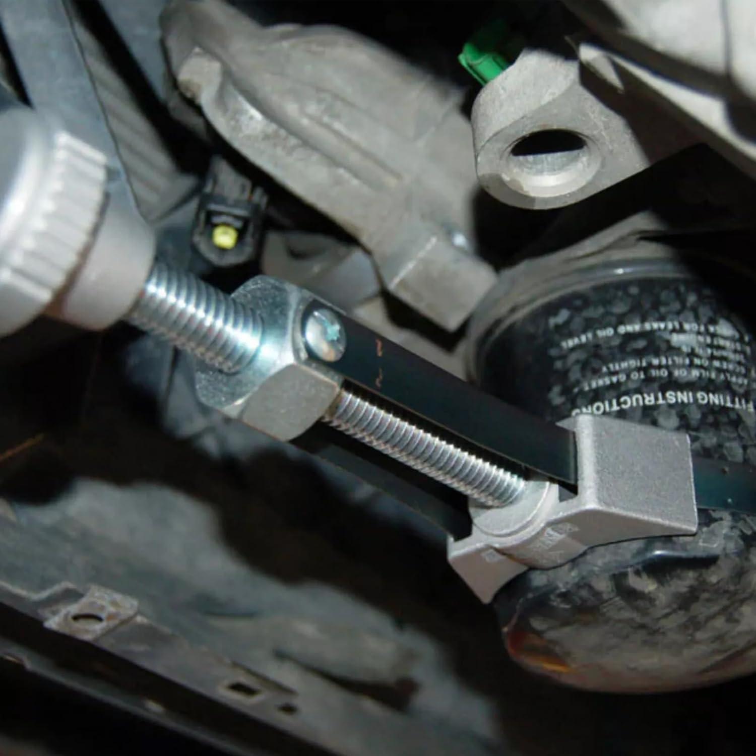 Multifunctional Adjustable Filter Core Wrench, Steel Belt Type, Oil Filter Removal Tool, Metal Working Parts, Machine Chain Disassembly Tool