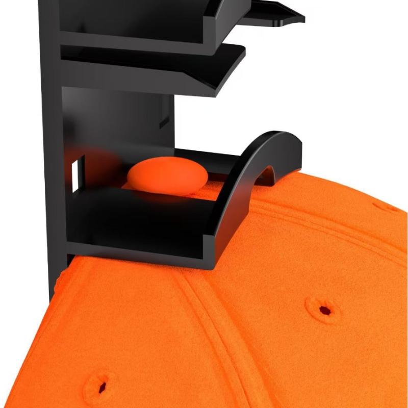 Multi-Layer Baseball Cap Wall Mount Storage Rack, Hat Holder Hanger, Wall Mountable, Over-The-Door Organizer for Hats & Accessories, Space-Saving Design for Home Organization