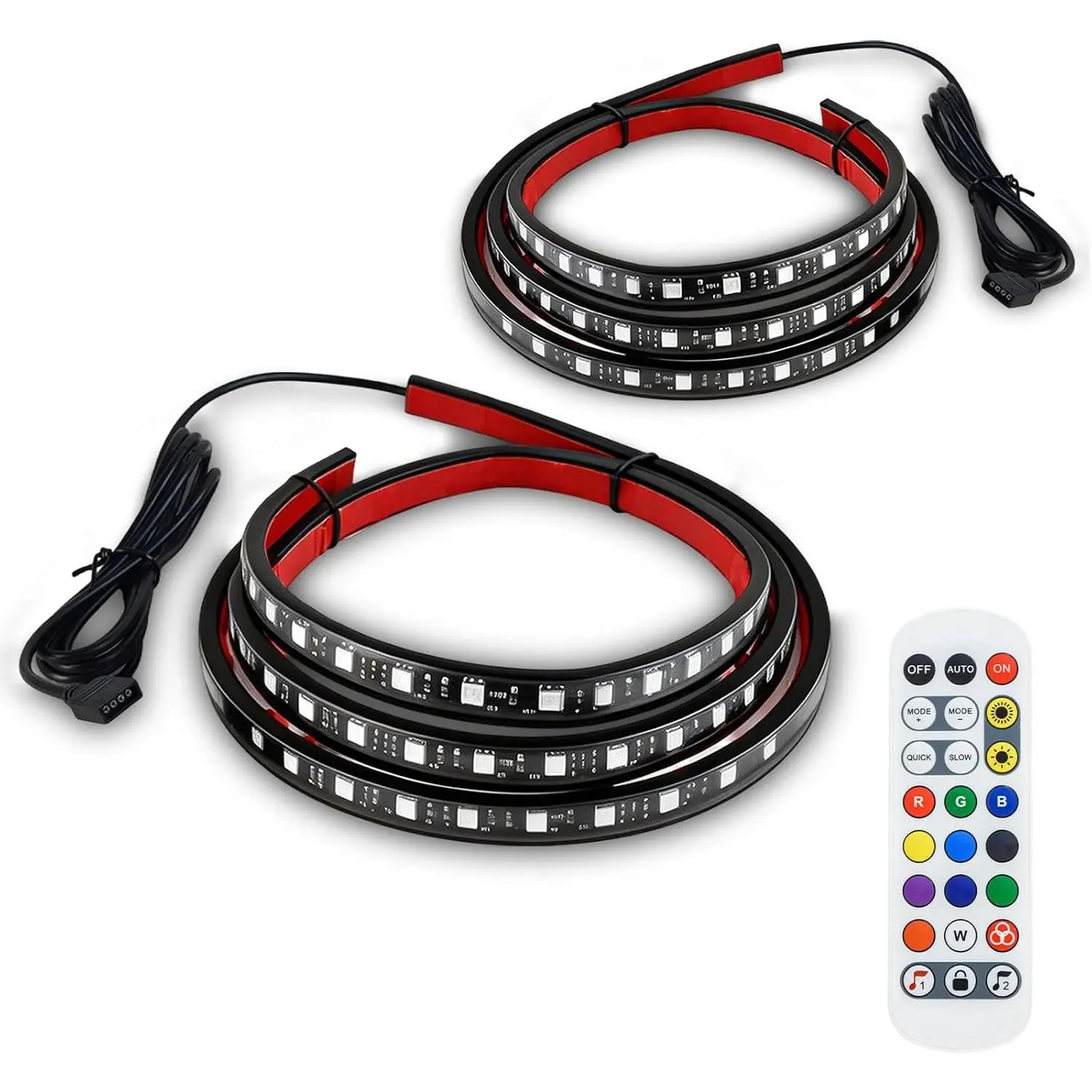 48 Inch Triple Row LED Tailgate Light Bar for  SUV RV Van