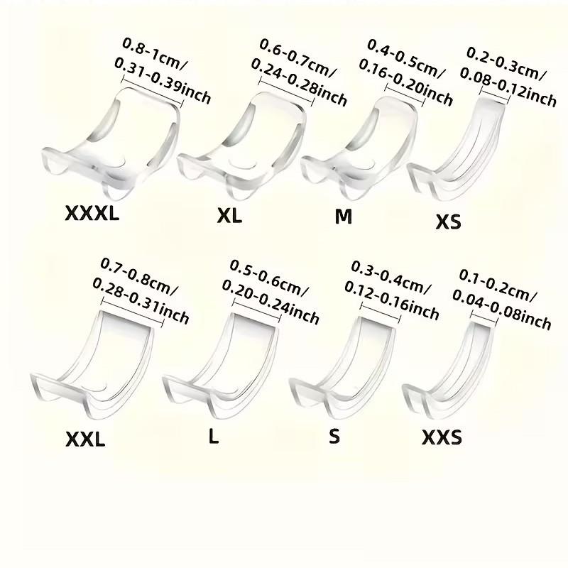 Resin Ring Adjuster Invisible Finger Guard, Adjustable Fit for Loose Rings, Comfortable and Protective, Various Sizes Available