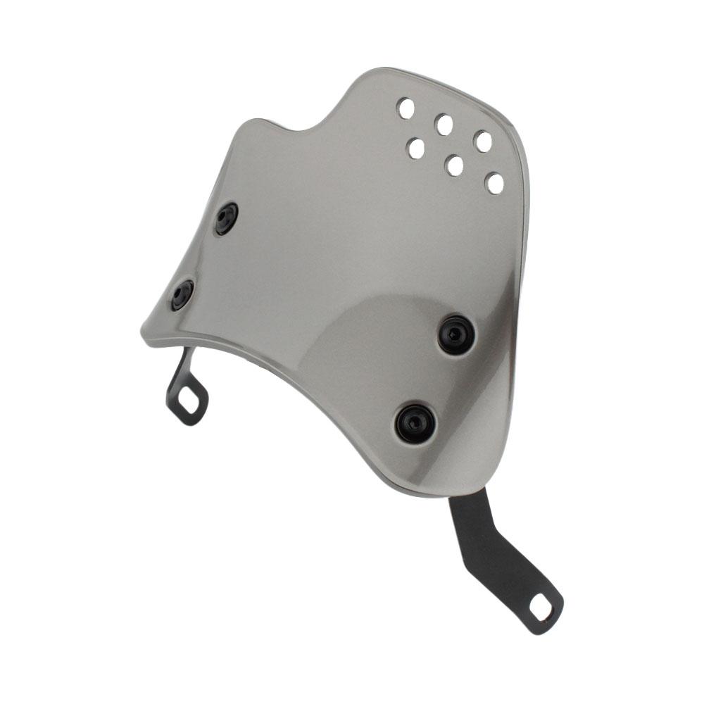 1PC Universal Motorcycle Windshield for Husqvarna Yamaha XSR Royal Enfield Triumph Round Headlight Models UV Resistant Scratch Proof Quick Release Windscreen Cafe Racer Wind Deflector