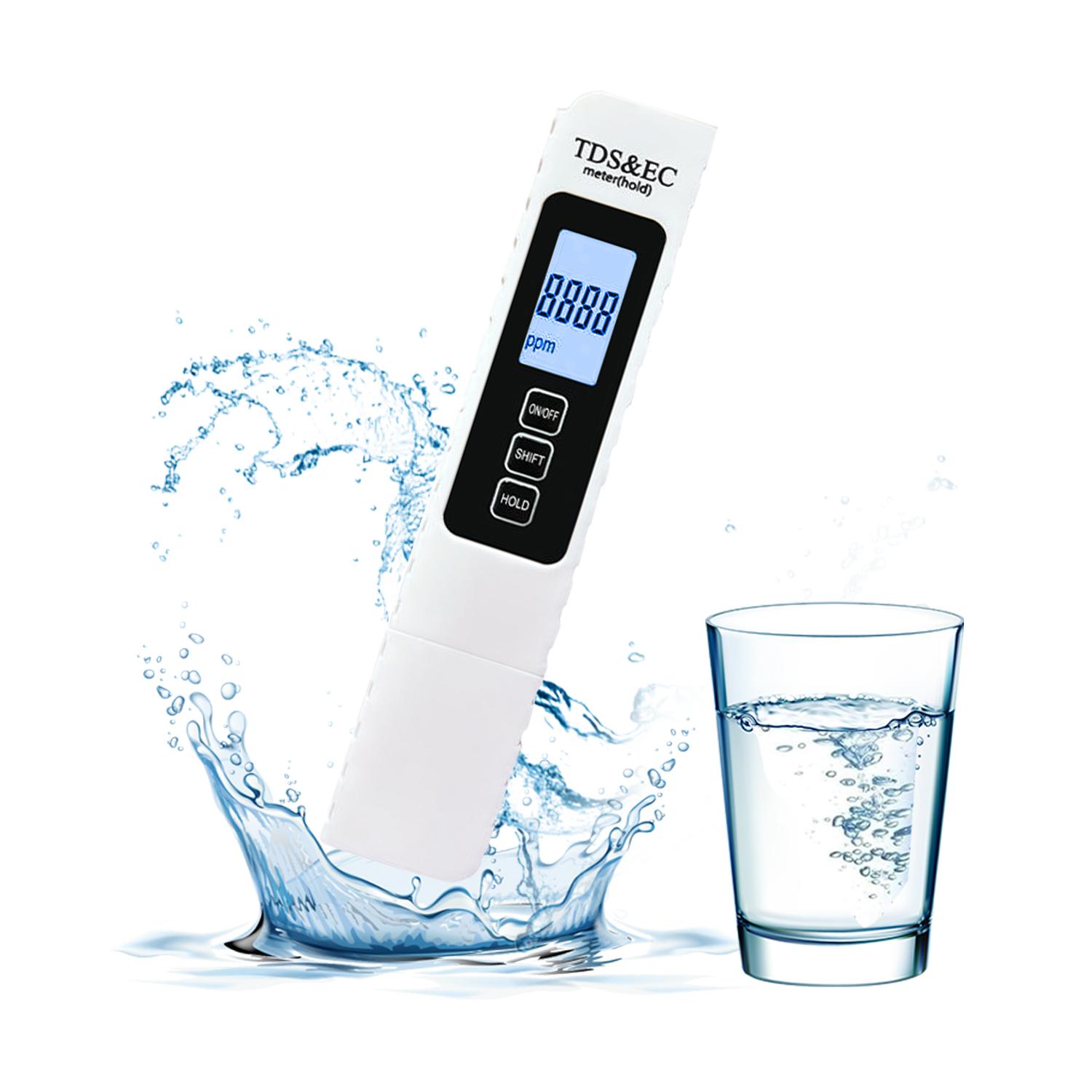 Upgraded 4-in-1 Digital TDS Meter – Professional Water Quality Tester for TDS, EC & Temperature (°C/°F) | 0–9990 ppm High Accuracy | Ideal for Drinking Water, RO Systems, Aquariums, Hydroponics & Pools