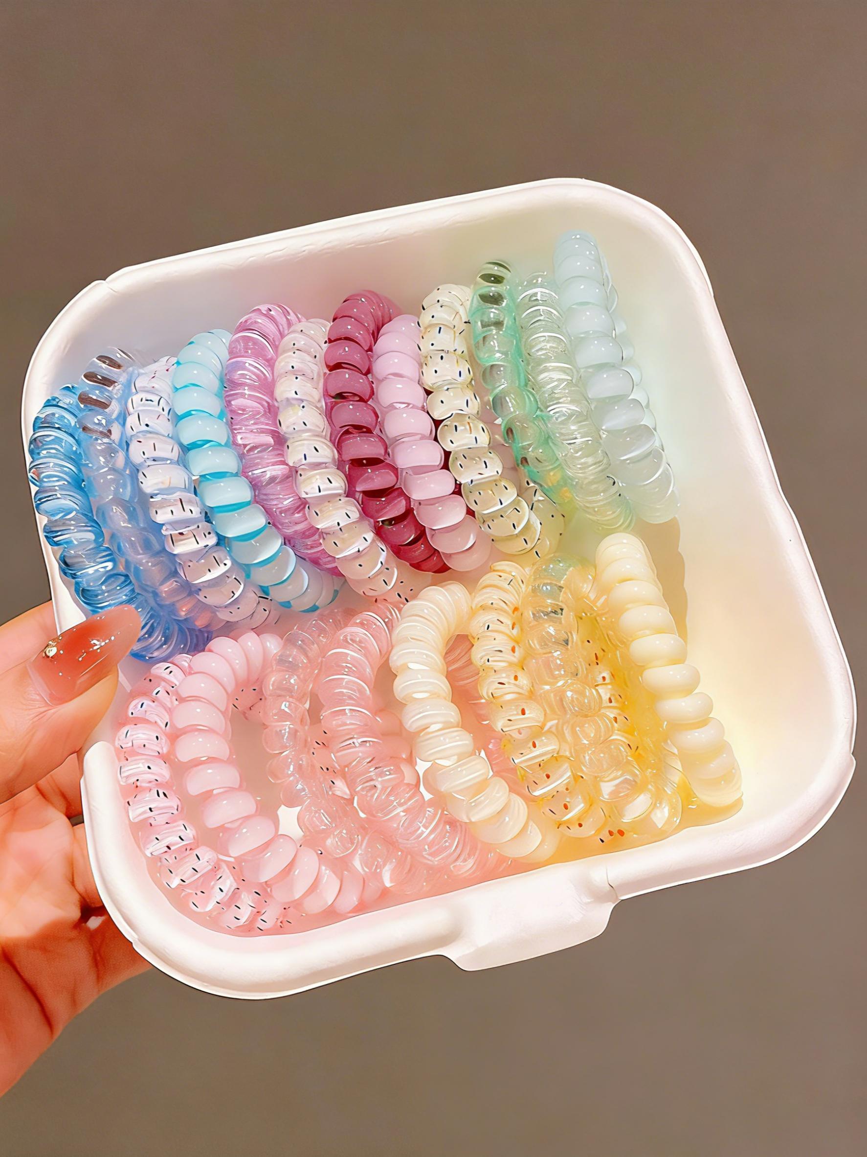 20 Pcs Cute Hair Ties for Women, High Elasticity Durable Rubber Bands, Simple New Design, Versatile Headwear Accessories