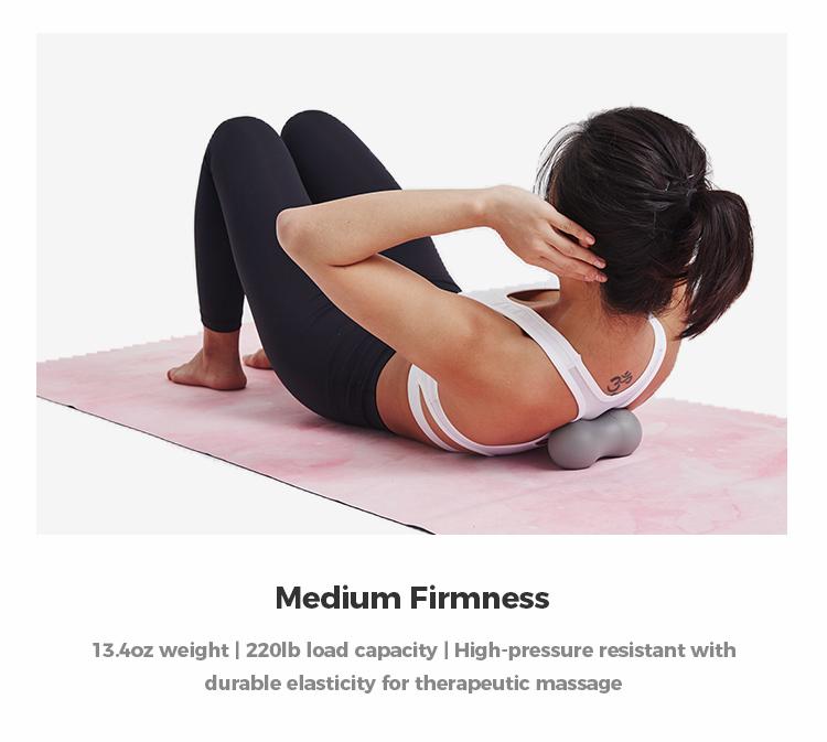 KEEP Peanut Massage Ball, Double Lacrosse Ball Massage Ball Therapy, Trigger Point Deep Tissue Exercise, Back Muscle Foam Roller for Myofascial Release, Body Care gym accessories