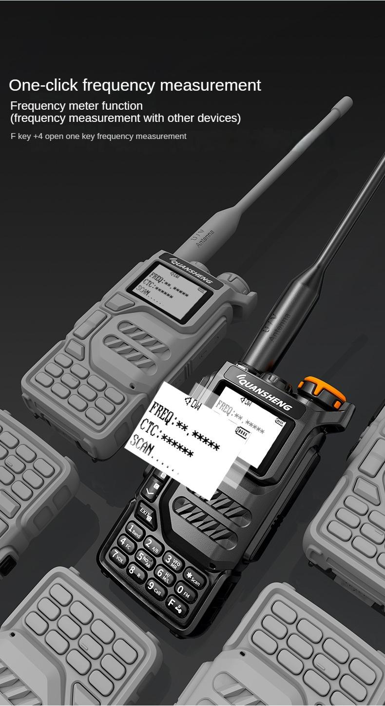 Quansheng Uvk5 Am/fm/dtmf Digital Walkie Talkie, 200 Channel Type-c Charging Three Frequency Receiving Walkie Talkie Noaa Weather Forecast, with Flash Vox Replication Frequency Lcd Display Quansheng Uvk5 Am/fm/dtmf Digital Walkie Talkie, 200 Channel Type-c Charging Three Frequency Receiving Walkie Talkie Noaa Weather Forecast, with Flash Vox Replication Frequency Lcd Display