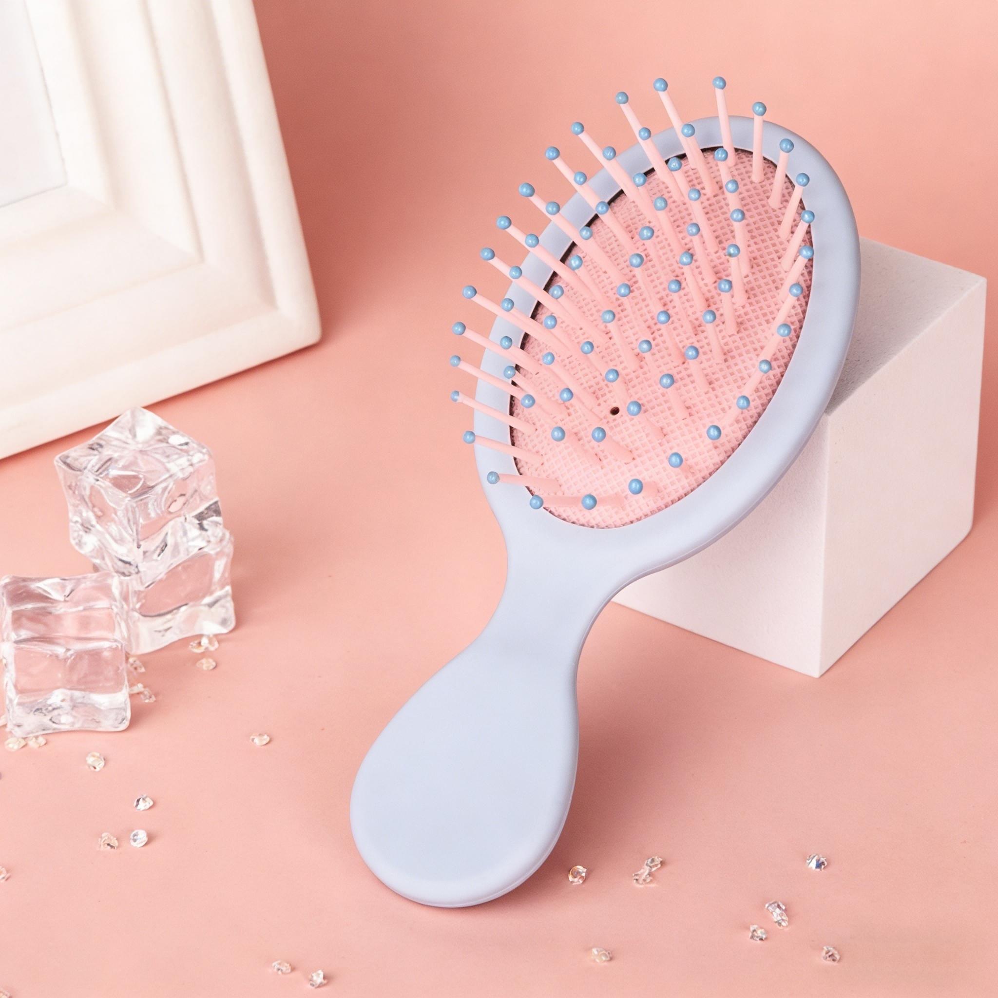 Macaron airbag comb - Women's portable beauty accessory - Compact air cushion massage comb - Household head comb - Small comb
