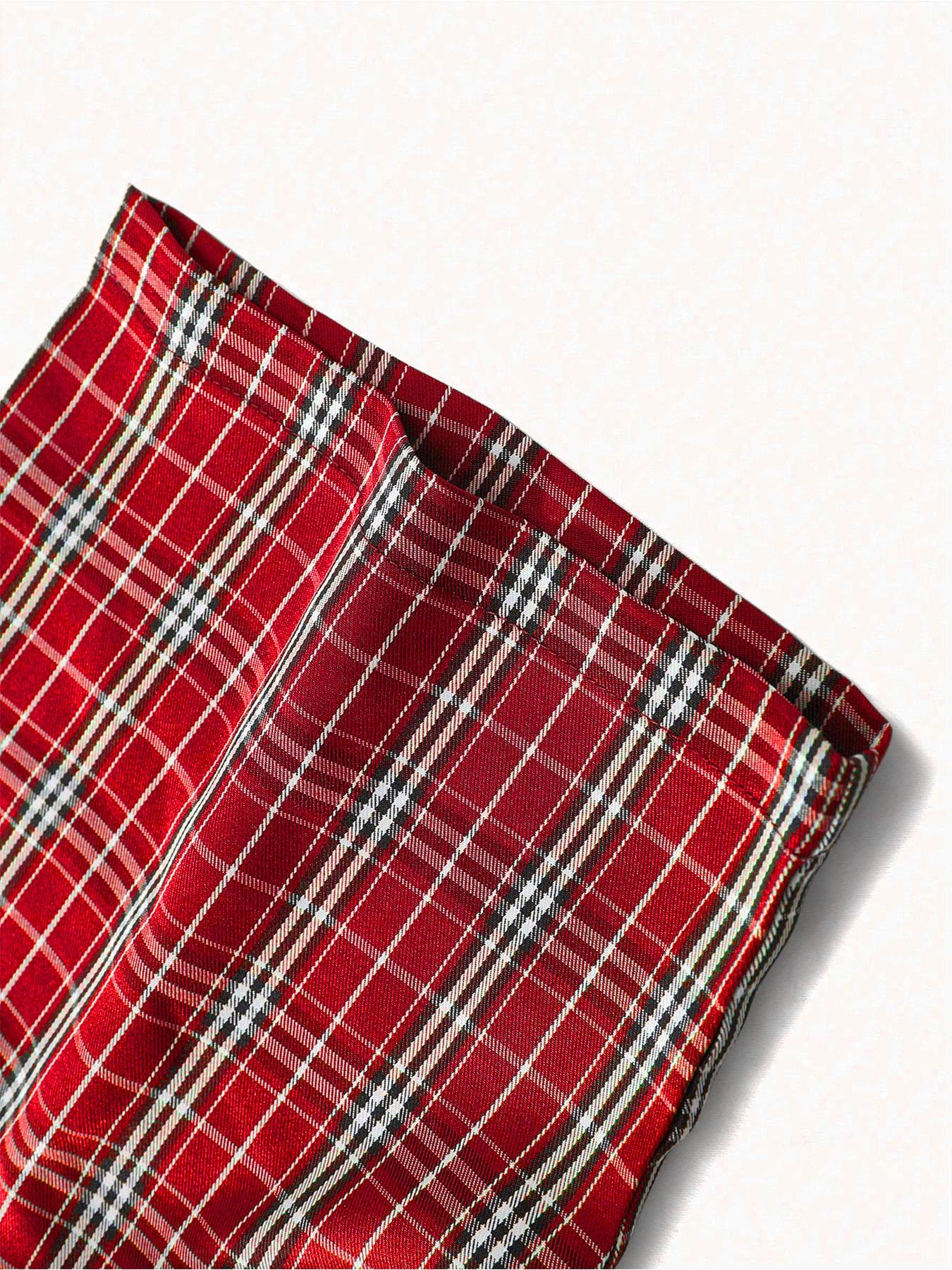 Retro Striped Short Sleeve Shirt with Letter Print, Loose-Fitting Casual Woven Top for All Seasons, Vintage Style Button Shirt, Casual Comfy Shirt