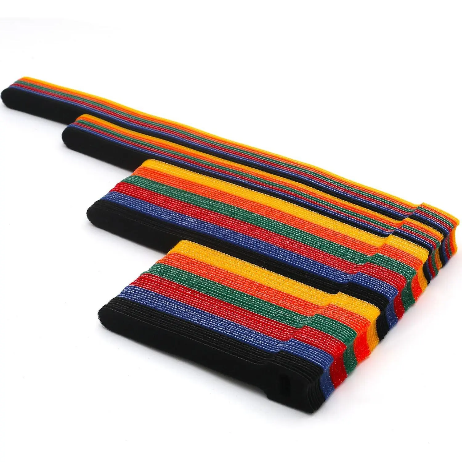 102 count  Ties, 4+6+8+10 inch  Multi-Colour  Ties Wire Ties Cord Organizer  Organizer Adjustable  Management for  Management