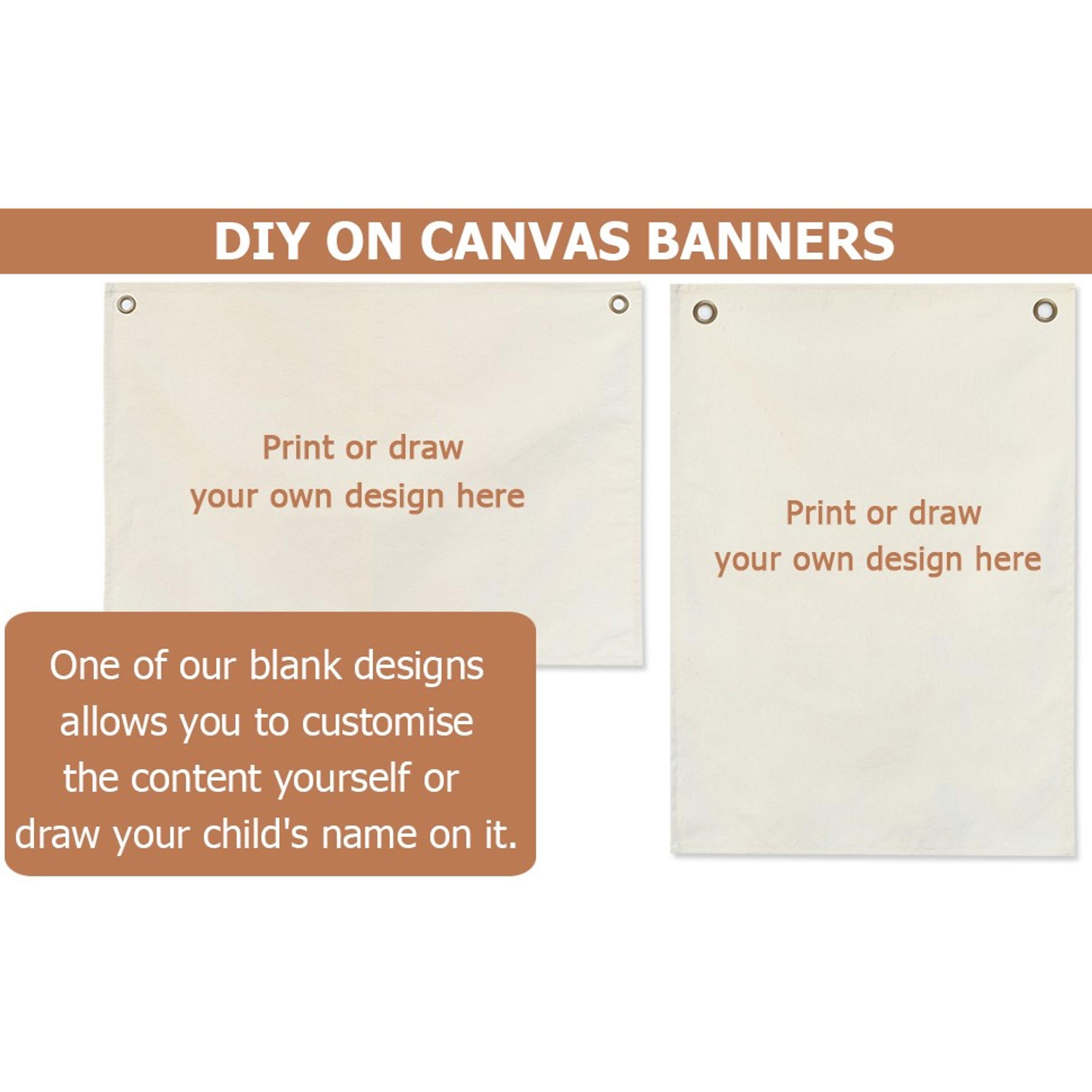 Canvas Hanging Flag Banner for Nursery and Playroom Wall Decor, Trendy Kids Room Decor for Boys and Girls (Blank-Vertical)(Gift) Canvas Hanging Flag Banner for Nursery and Playroom Wall Decor, Trendy Kids Room Decor for Boys and Girls (Blank-Vertical)(Gift)