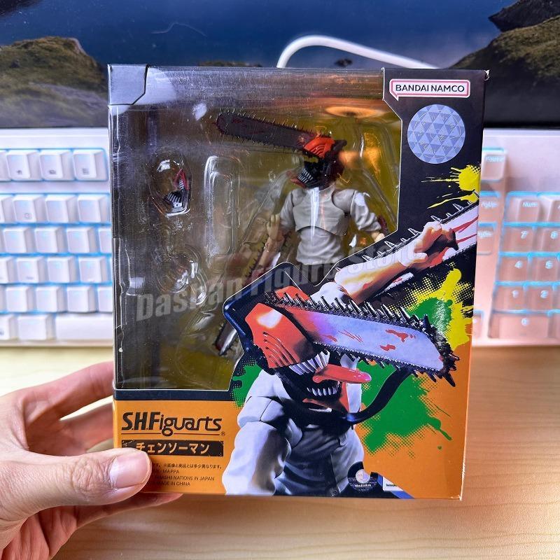 Shf Chainsaw Man Action Figure Denji Figurine PVC Movable Ko Collection Doll Anime 15cm Chainsaw Demon Figures Model Toys Gifts