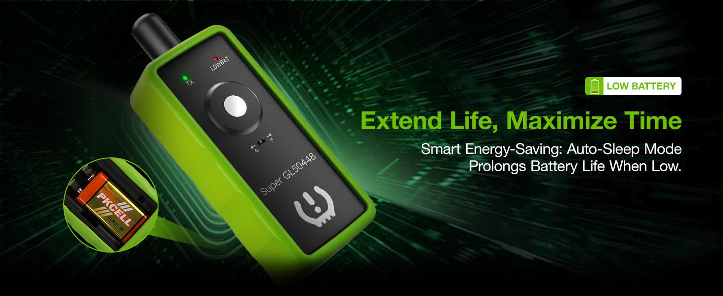 [Only for Ford/GM] VXDAS Super GL50448 2-in-1 TPMS Relearn Tool for Ford & GM | Tire Sensor Reset & Activation with Model Switch Buick/Cadillac/Chevrolet/GMC/Lincoln/Mazda