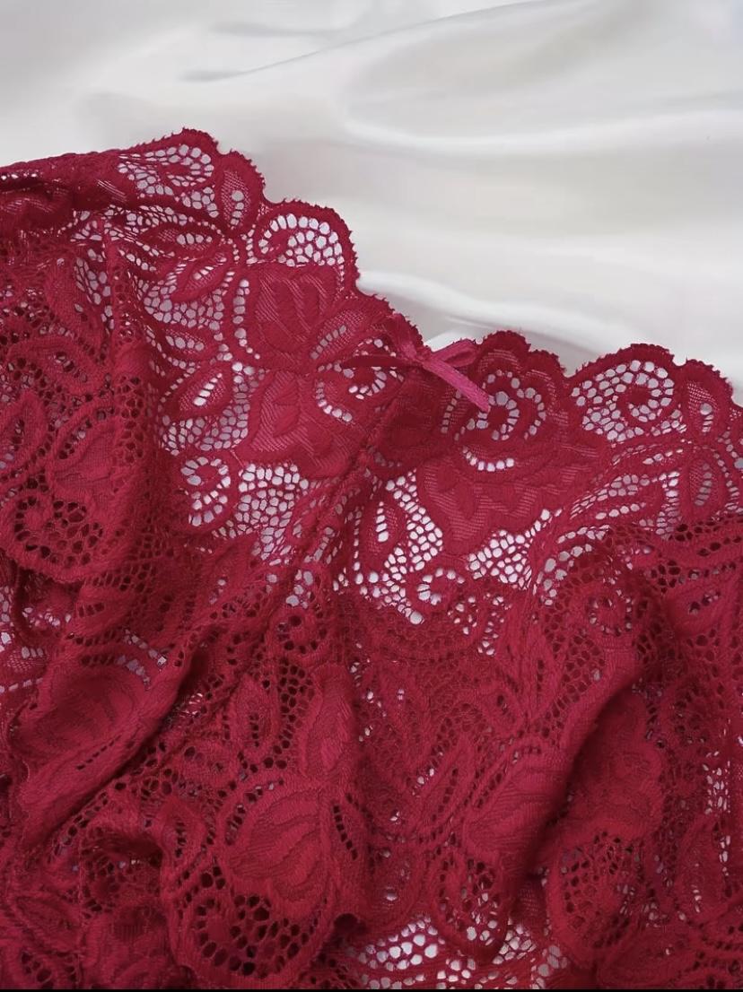 Lace Bikini Pants for Women - Low-Rise, Wavy Edges,Semi-Transparent Mesh, Skin-Friendly, Soft, Triangle Style,Ideal for Beach Parties & Camping