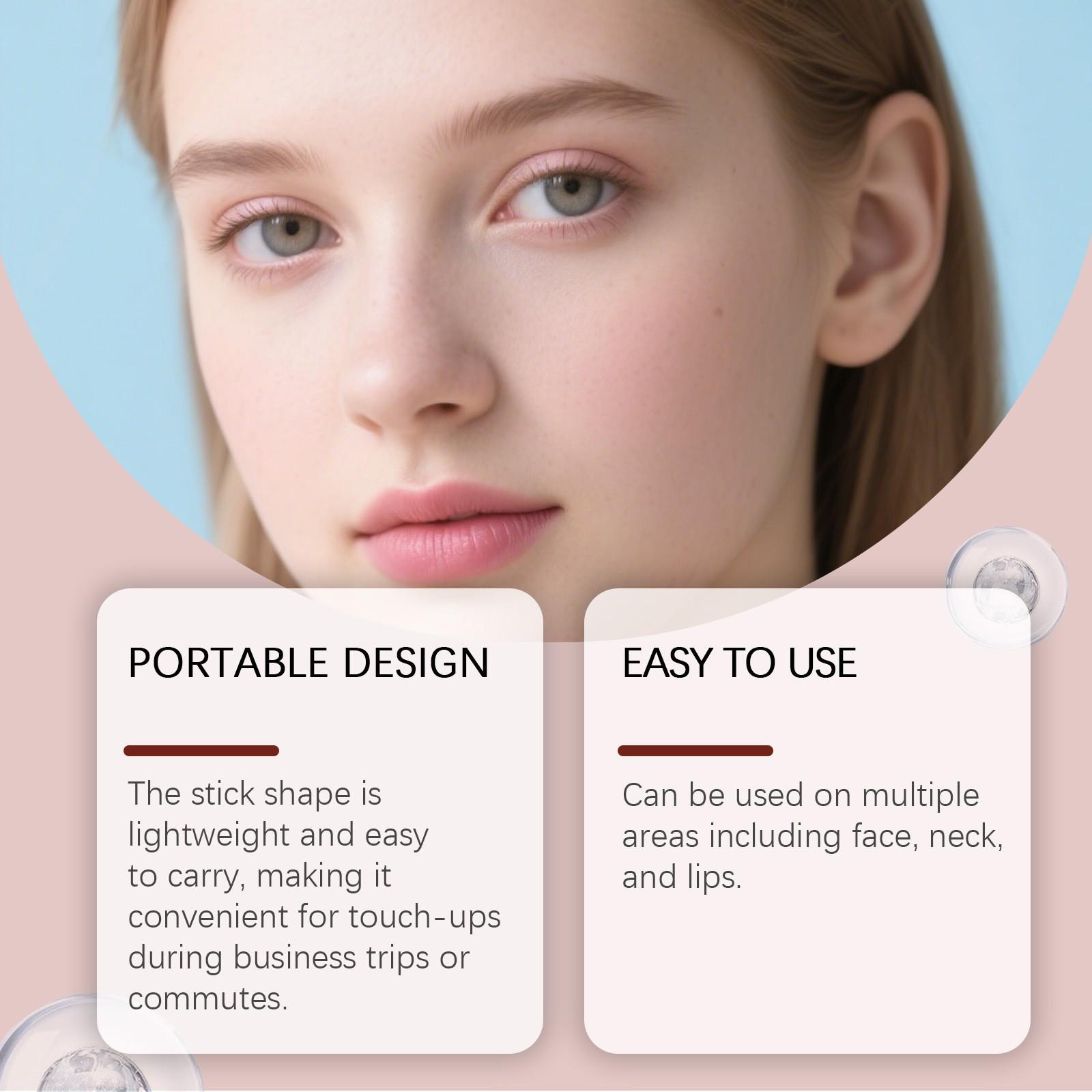 Pink Collagen Plumping Multi Balm | All In One Volufiline, PDRN, NAD Stick for Youthful-Looking, Helping Look of Fine Lines, Firming Care, Anti-Aging Care | For Under-Eyes, Neck, Forehead, Smile Lines, Lip Care | Korean Skincare