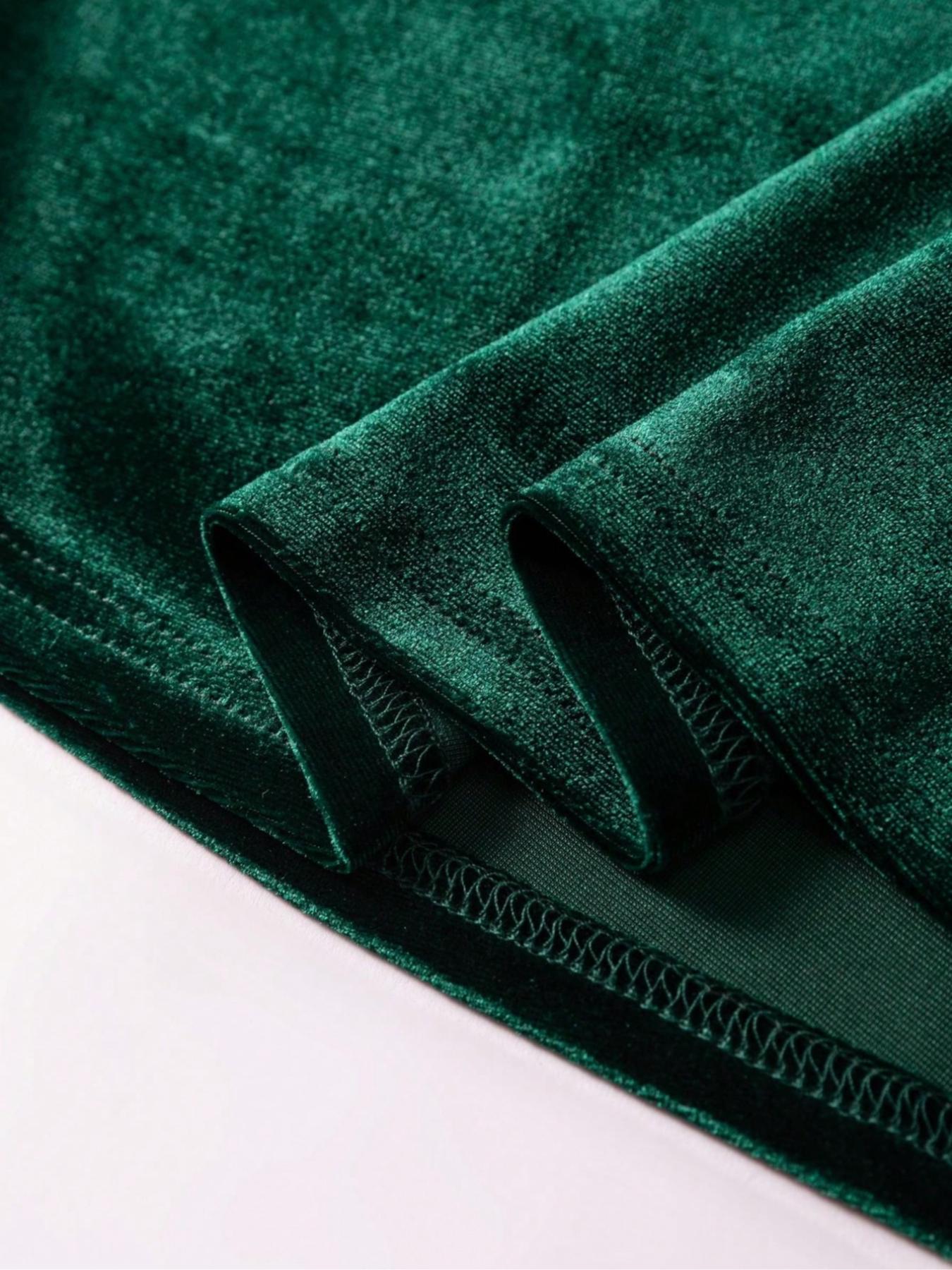 Elegant Velvet Mermaid Tail Long Dress, Sequined Embroidery, Luxury Evening Gown for Celebrations, Weddings & Cannes Parties