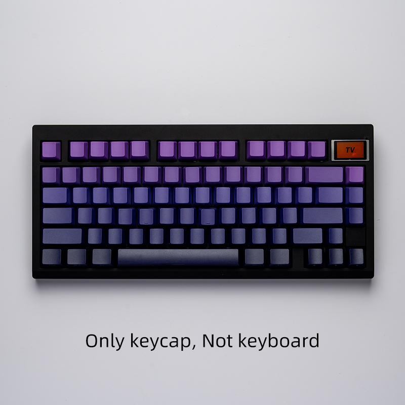 RGB Backlight Keycap, PBT Keycap, Keyboard Keycap for 6.25U Space 61 68 75 82 87 98 100 108, Computer Accessories