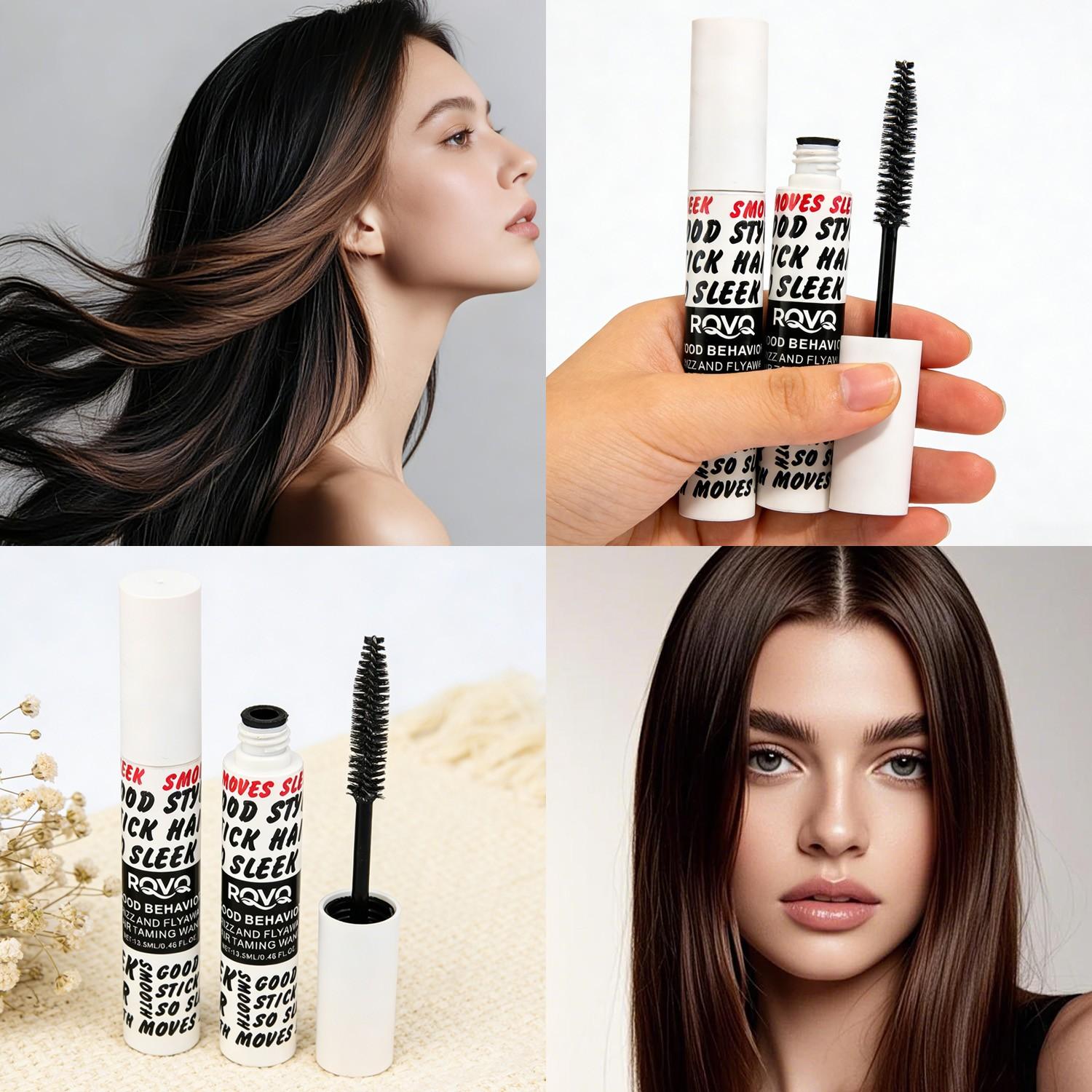 1-Pack Hair Comb Styling Brush, Smooths Frizz, Controls Bangs, Magic Comb for Baby Hair, Softens Hair, Waterproof, 24-Hour Hold, Perfect Gift