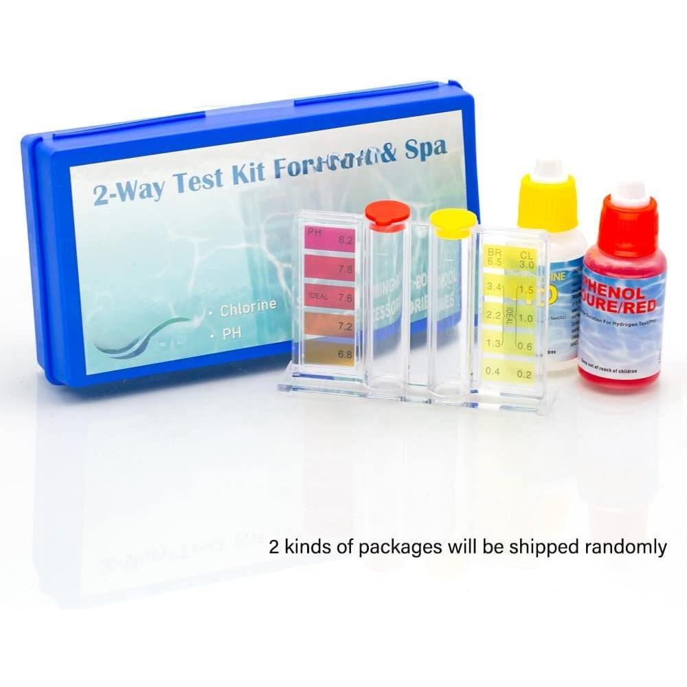 Swimming   Water  Test Kit for Chlorine and Ph Test (2 Way Test Kit)